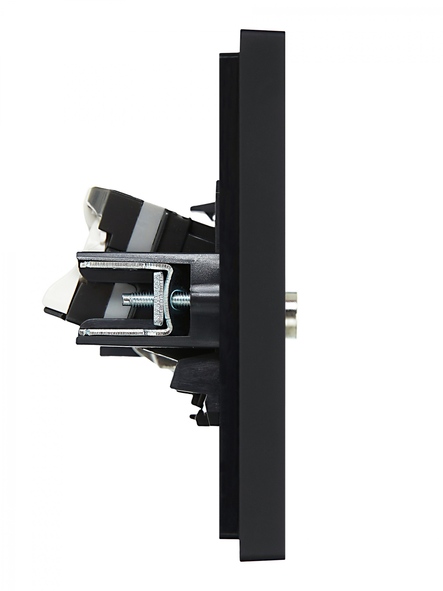 FORTE&PIANO Розетка двойная TV+RJ45 кат.5E FP136 черный IEK FP-AK20-1-K02