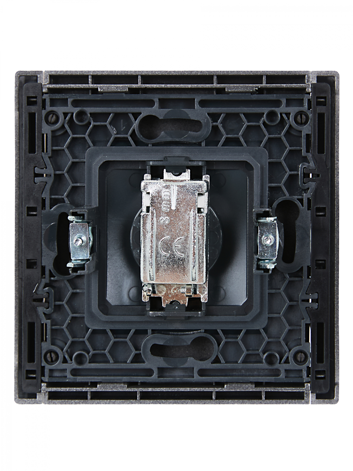 FORTE&PIANO Розетка TV оконечная FP528 сталь IEK FP-A10-O-K46