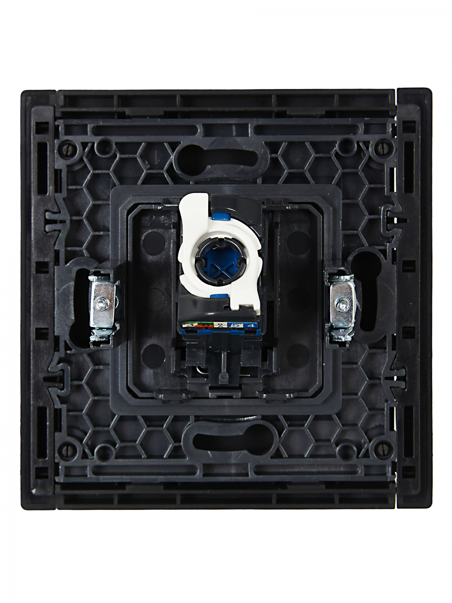 FORTE&PIANO Розетка компьютерная RJ45 кат.6 FP131 черный IEK FP-K10-2-K02