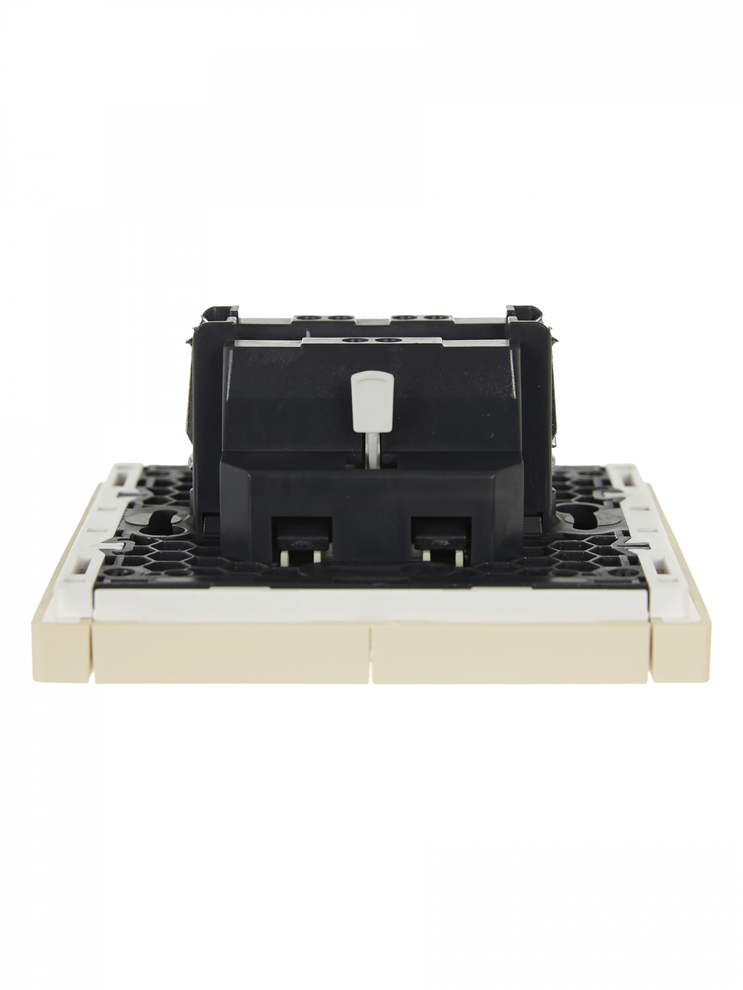 FORTE&PIANO Выключатель 2-клавишный 10А FP405 ваниль IEK FP-V20-0-10-1-K10