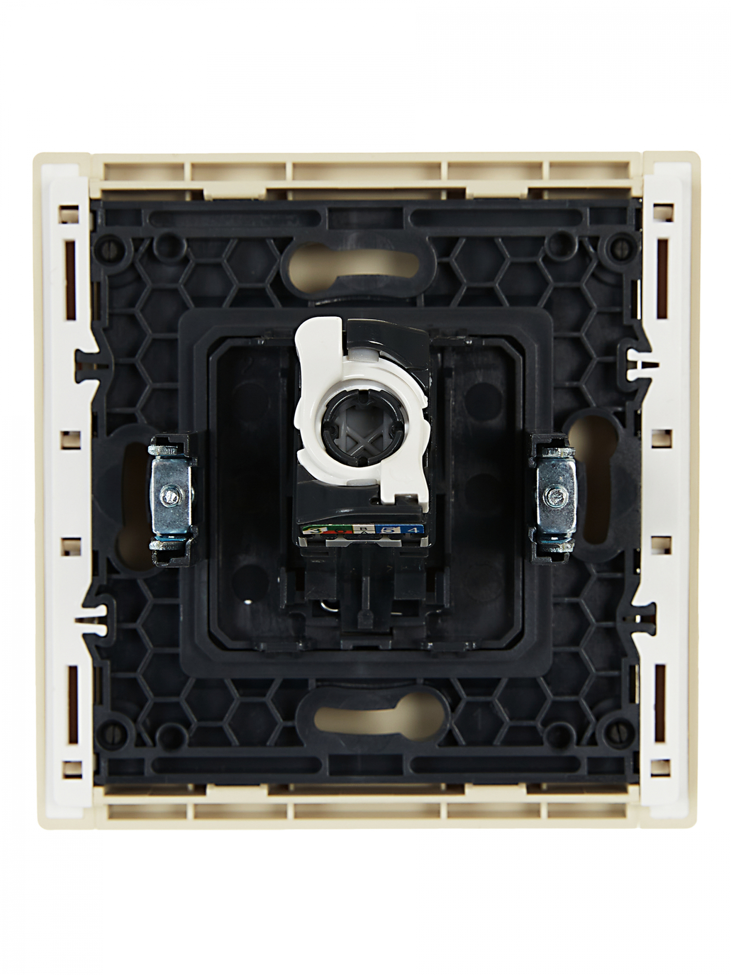 FORTE&PIANO Розетка компьютерная RJ45 кат.5E FP432 ваниль IEK FP-K10-1-K10