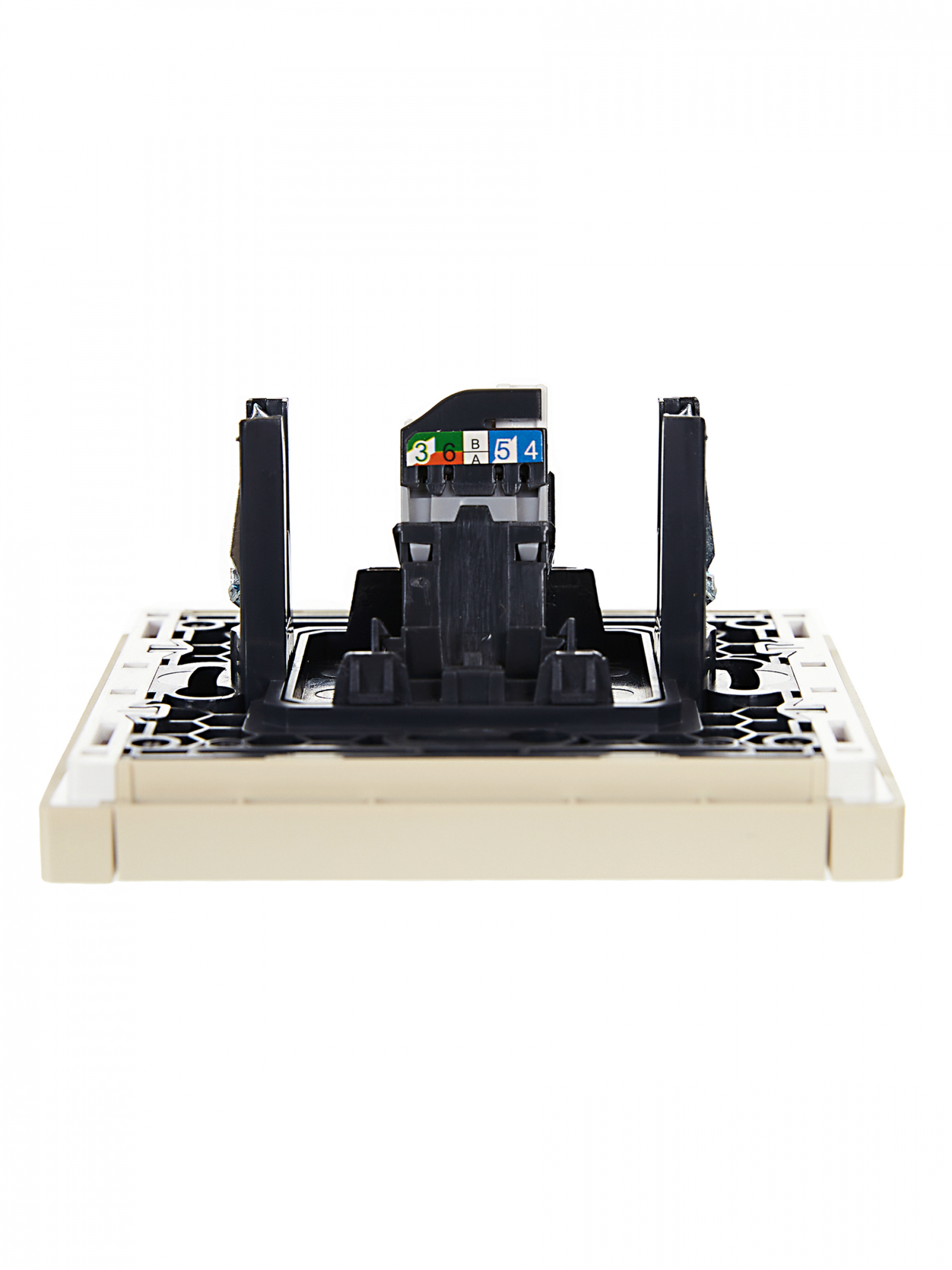 FORTE&PIANO Розетка компьютерная RJ45 кат.5E FP432 ваниль IEK FP-K10-1-K10