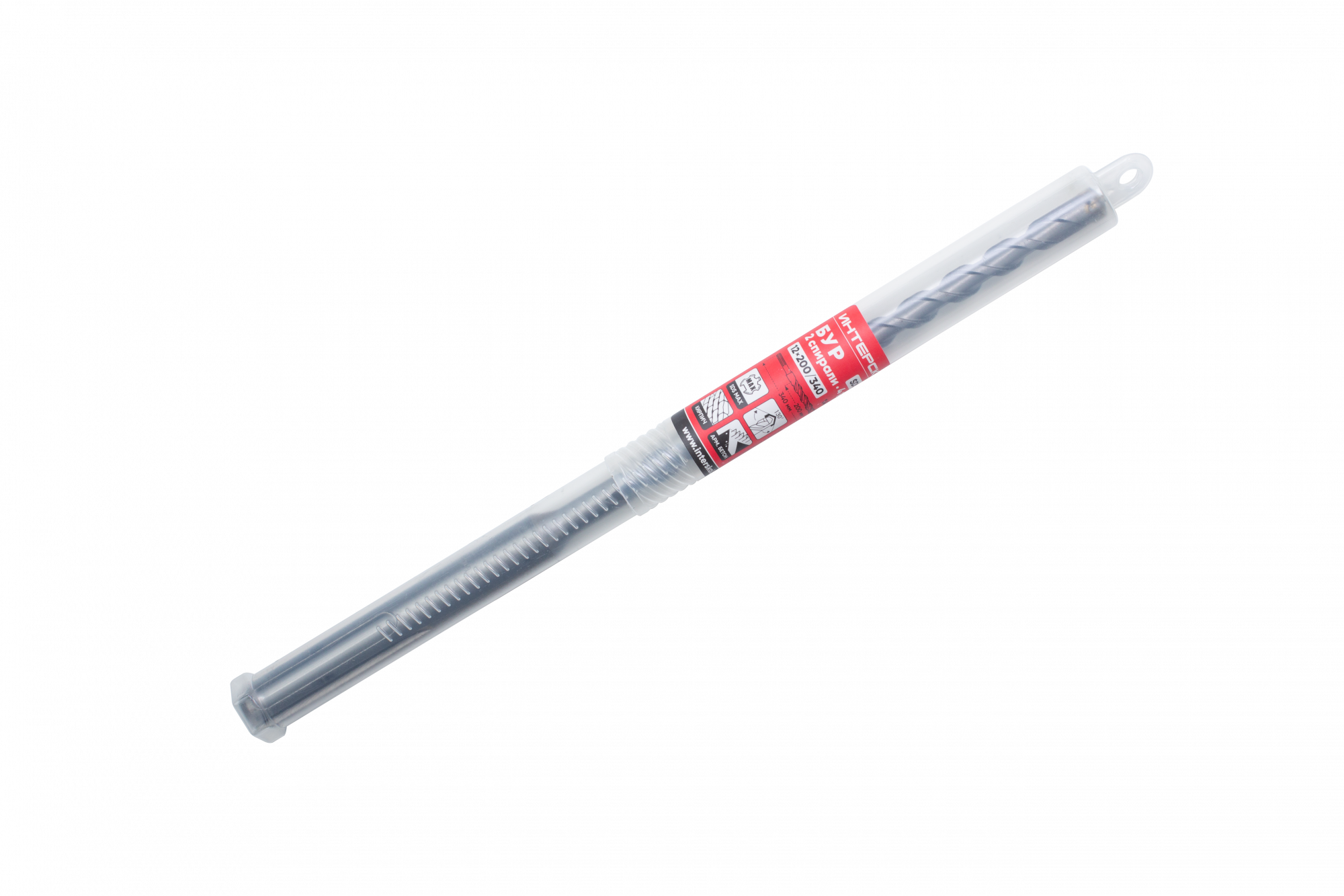 Бур SDS-Max (2 спирали, 4 резца)  12х200/340 Интерскол 14112.200
