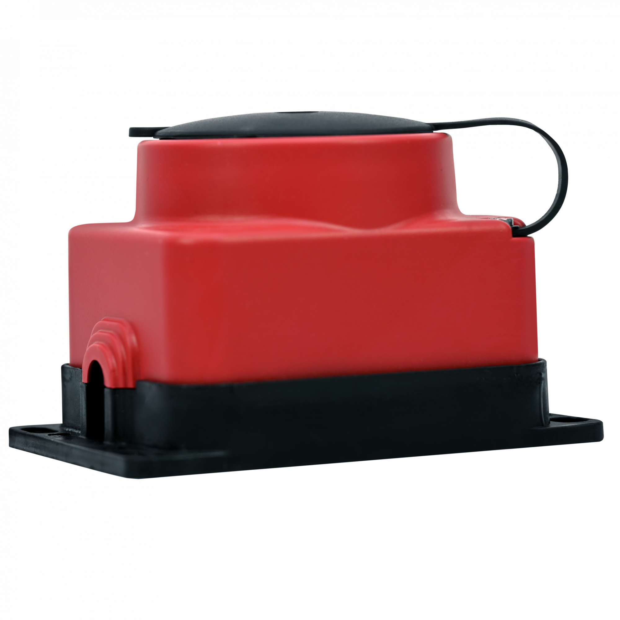MultiSet Розетка 2К+З открытой установки каучуковая 16А/250В IP44 Красная Systeme Electric MST4403RD