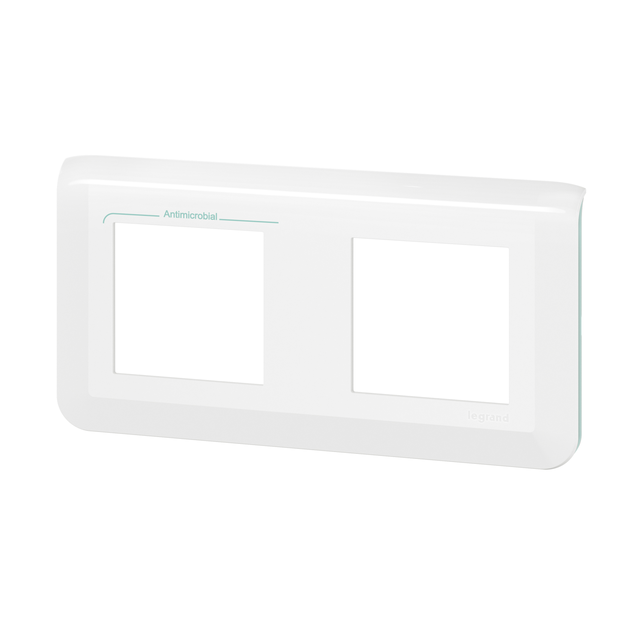 Рамка Mosaic 2x2 модуля - антимикробная Legrand/Daccord 078725L