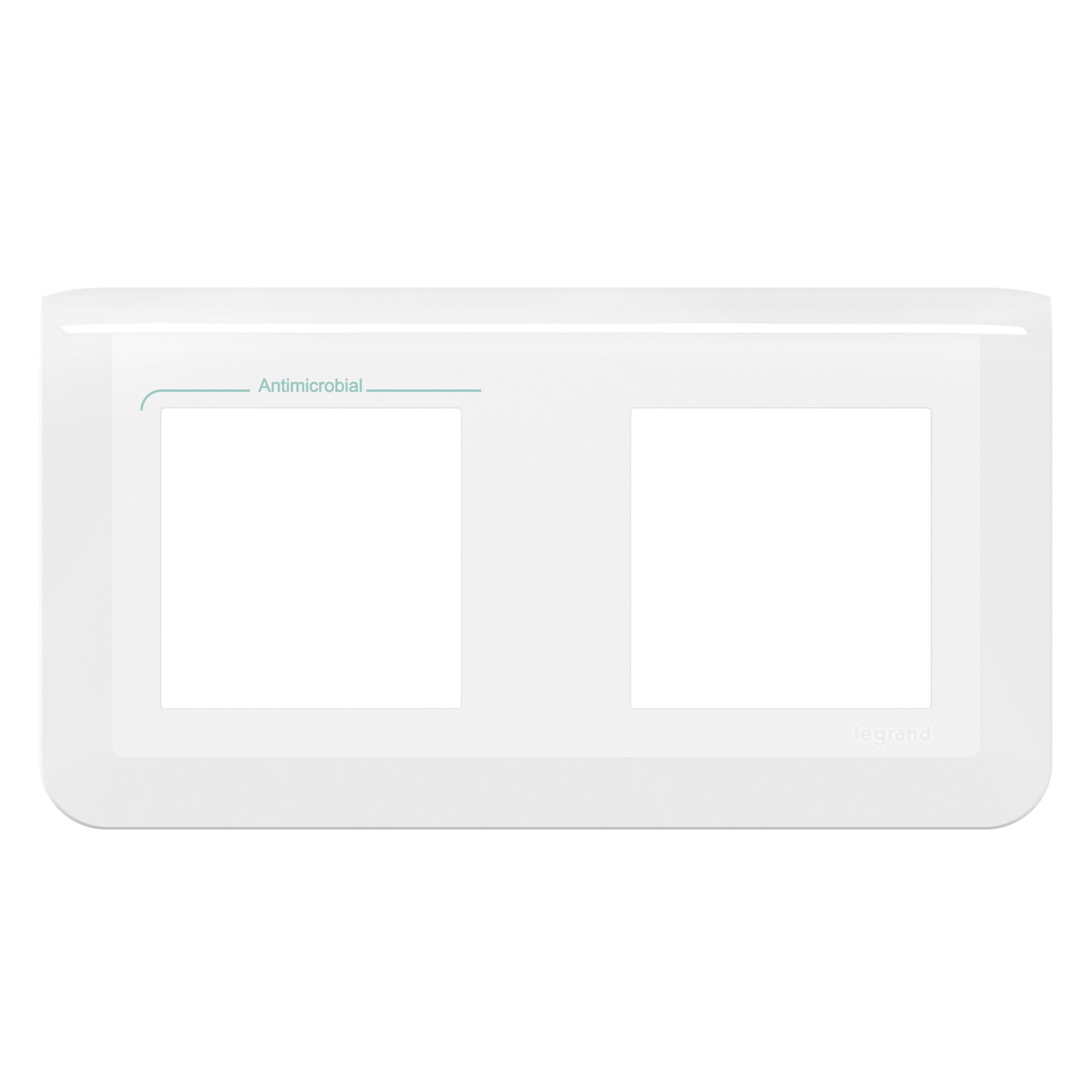 Рамка Mosaic 2x2 модуля - антимикробная Legrand/Daccord 078725L