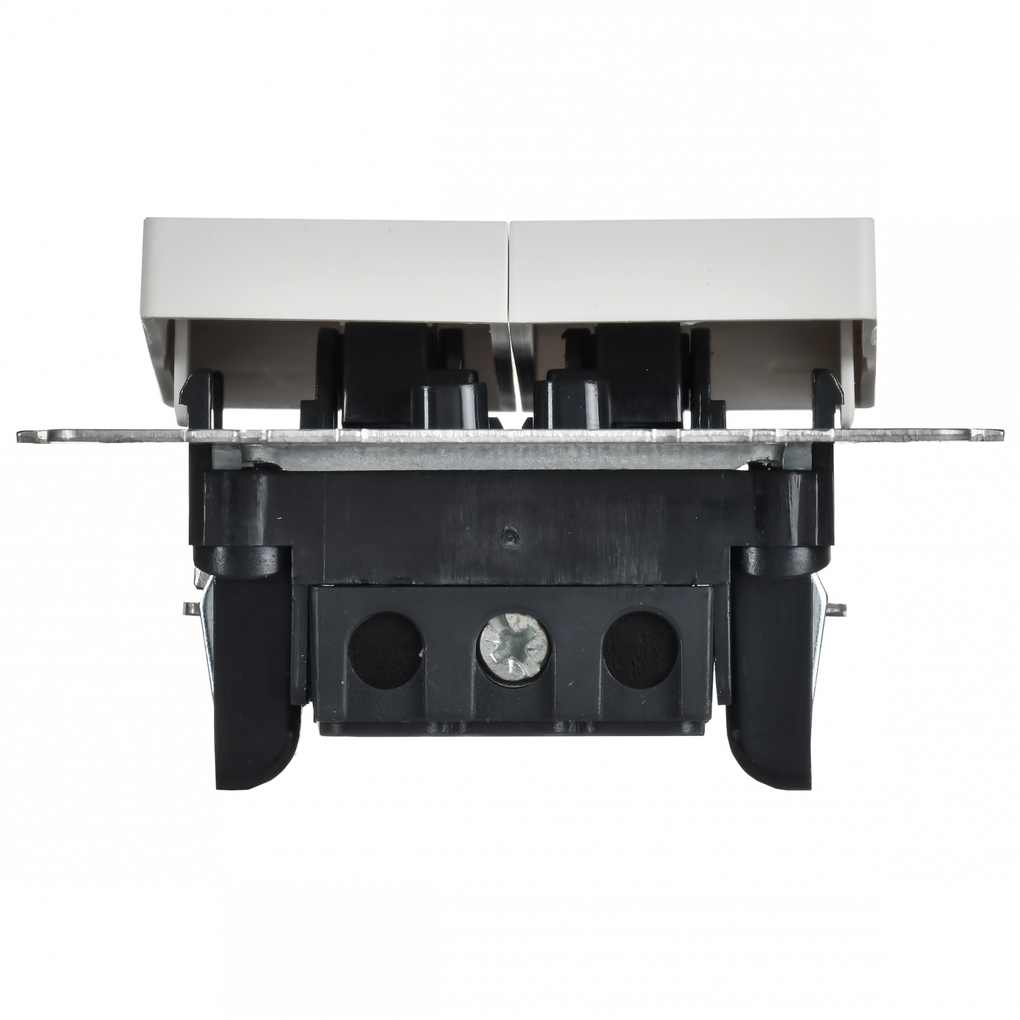 BRITE Выключатель жалюзи 10А ВС10-1-5-БрАБ арктический белый IEK BR-V15-0-10-K91