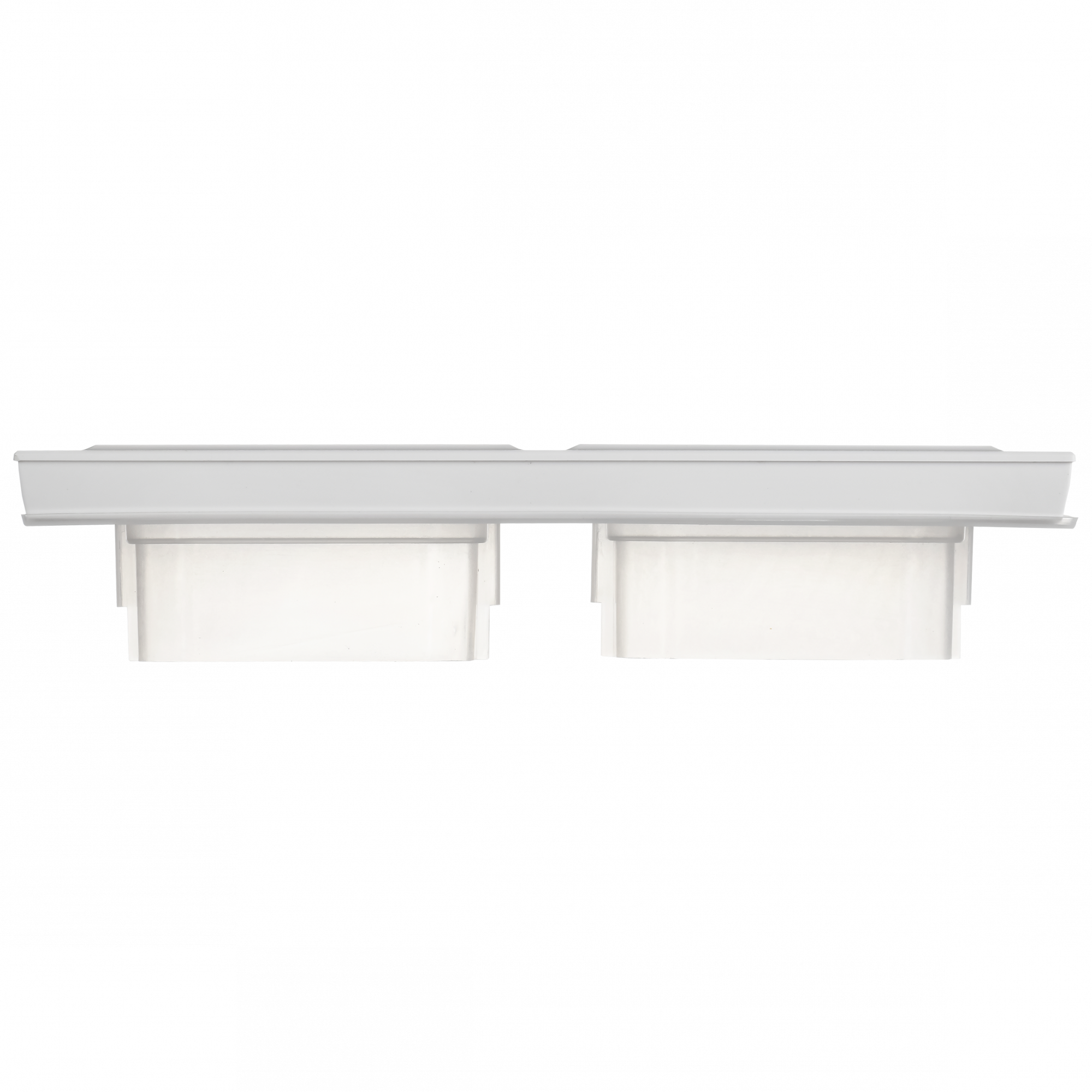 BRITE Рамка 2-местная IP44 РУ-2-БрАБ-44 арктический белый IEK BR-M22-44-K91