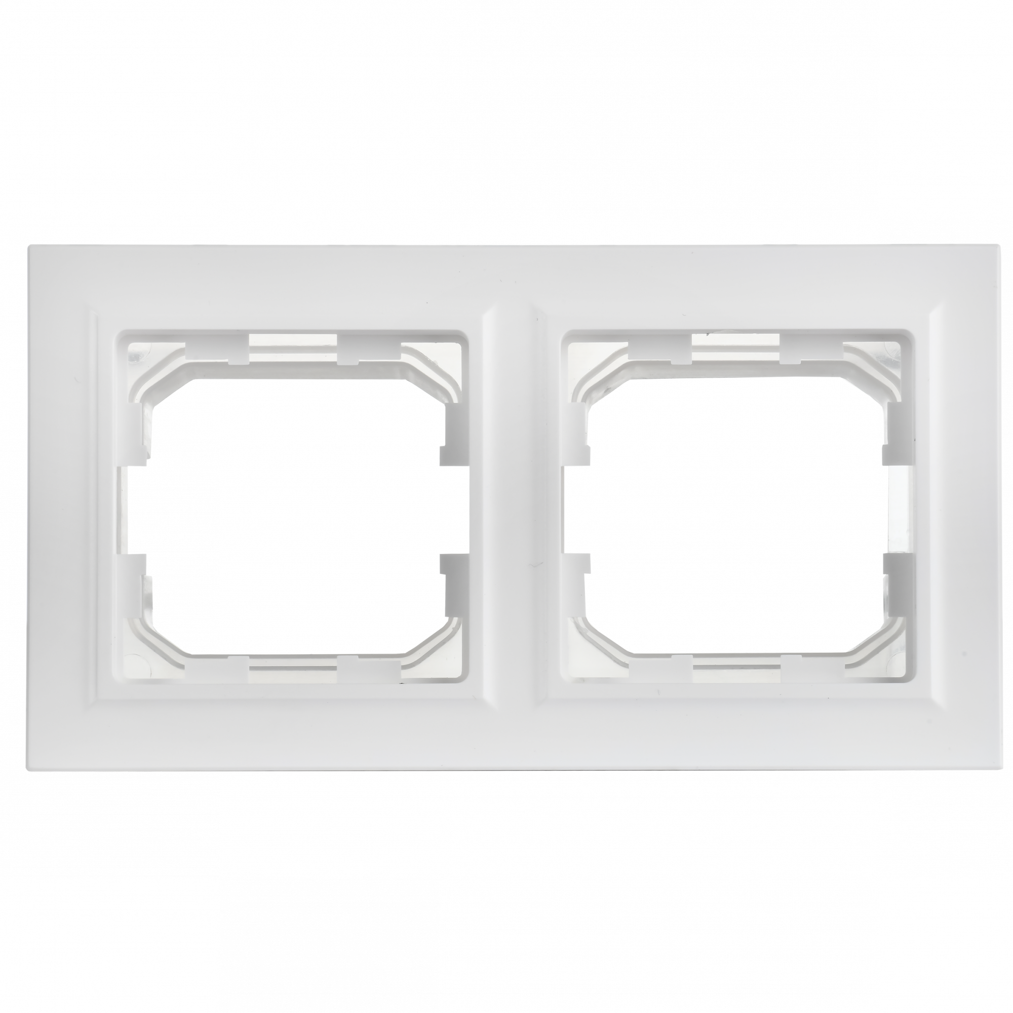BRITE Рамка 2-местная IP44 РУ-2-БрАБ-44 арктический белый IEK BR-M22-44-K91