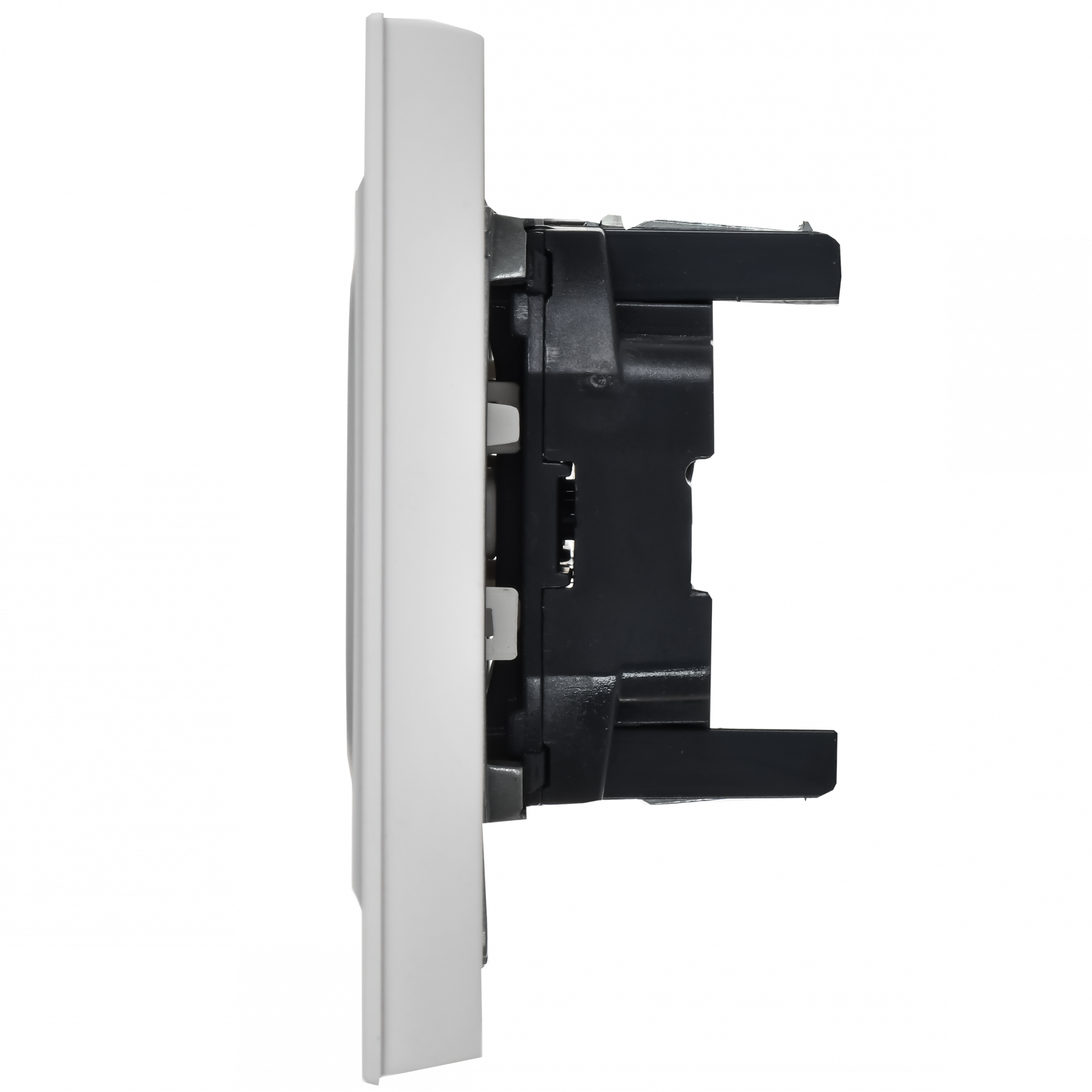 BRITE Розетка 2-местная без заземления без защитных шторок 10А в сборе РС12-2-БрАБ арктический белый IEK BR-R20-10-K91-F