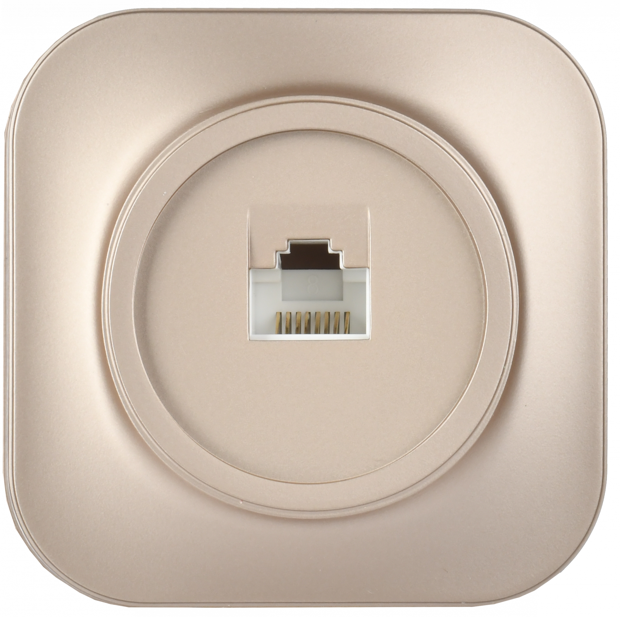 GLORY Розетка для открытой установки компьютерная RJ45 кат.5E РК10-ХШм шампань матовый IEK EKH10-K37M