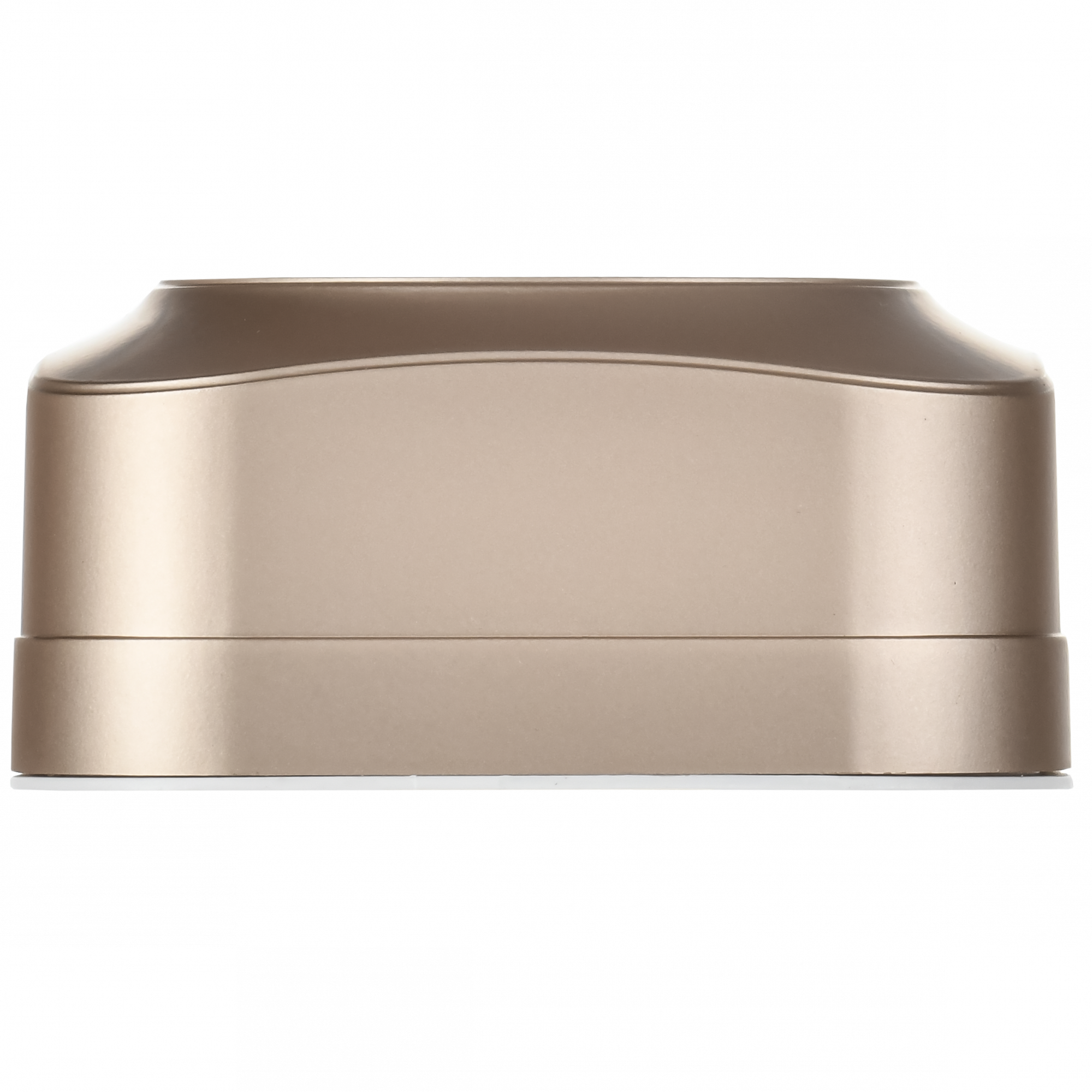 GLORY Розетка 2-местная для открытой установки без заземления без защитных шторок 10А РС22-2-ХШм шампань матовый IEK ERH20-K37M-10