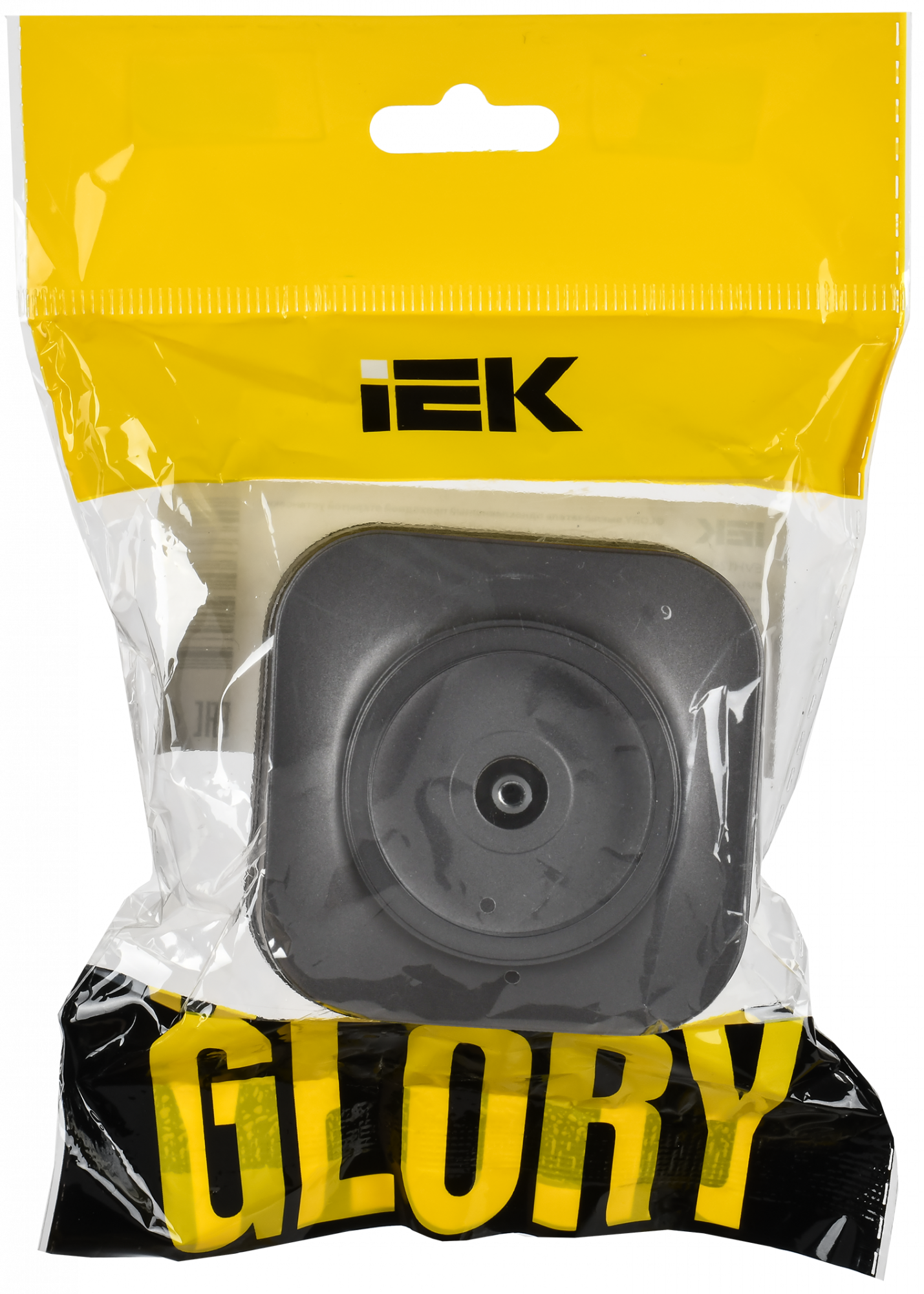 GLORY Розетка для открытой установки TV РТВ20-ХСм сталь матовый IEK EAH10-K46M