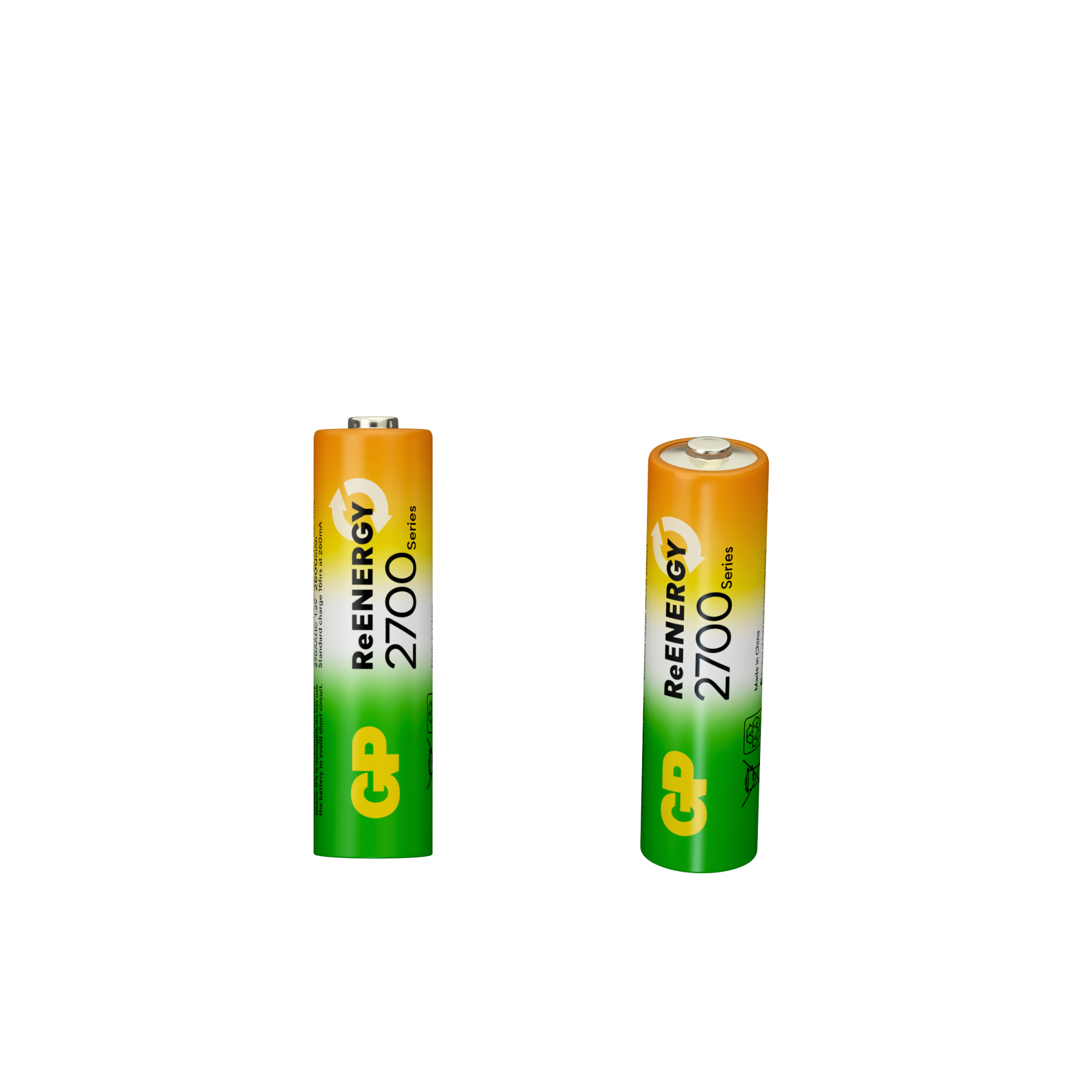 Аккумуляторы перезаряжаемые GP ReEnergy 270AAHC AA, емкость 2650 мАч - 4 шт. в клемшеле 20276