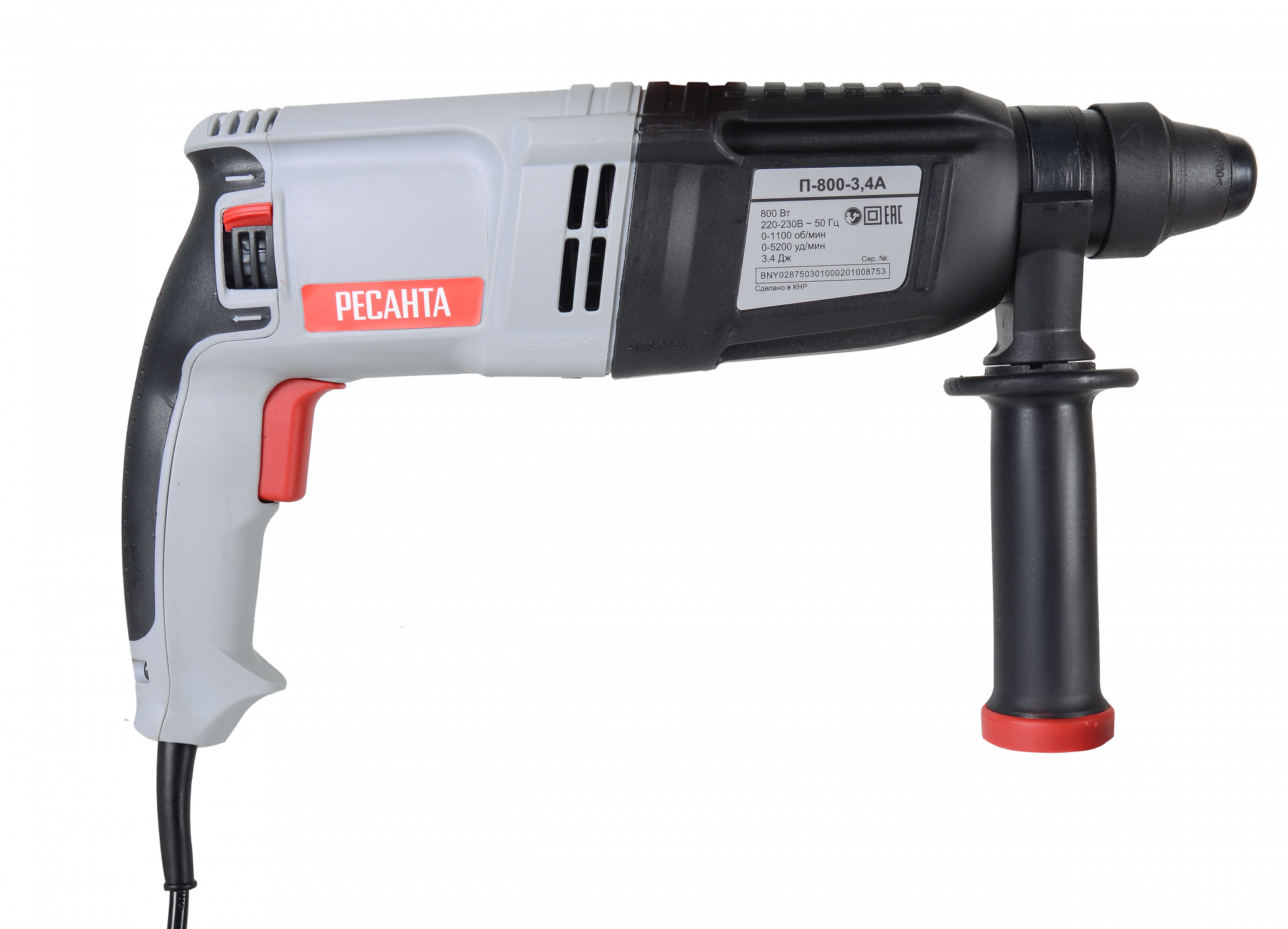 Перфоратор П-800-3,4А Ресанта 75/3/5