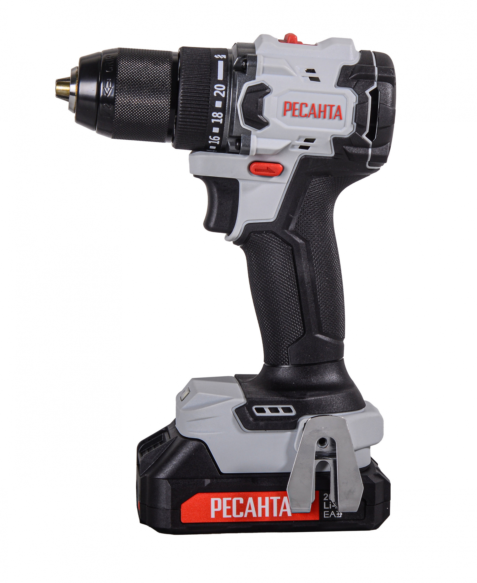 Дрель-шуруповерт аккумуляторная ДА-20-2ЛК-БП EA+ Ресанта 75/14/15
