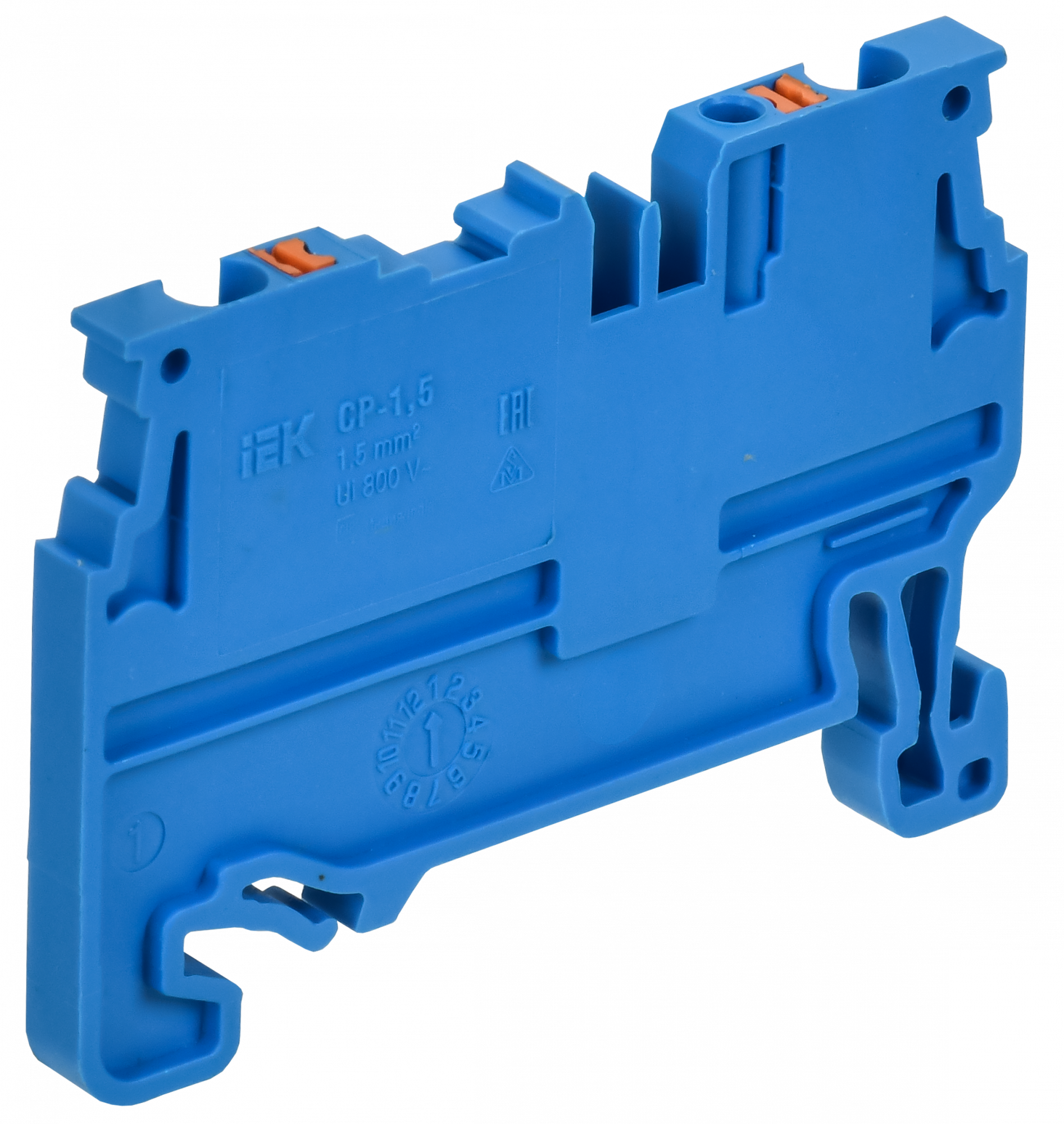 ARMAFIX Клемма пружинная Push In CP 1,5мм2 синяя IEK AF-CT20-00-K07-001