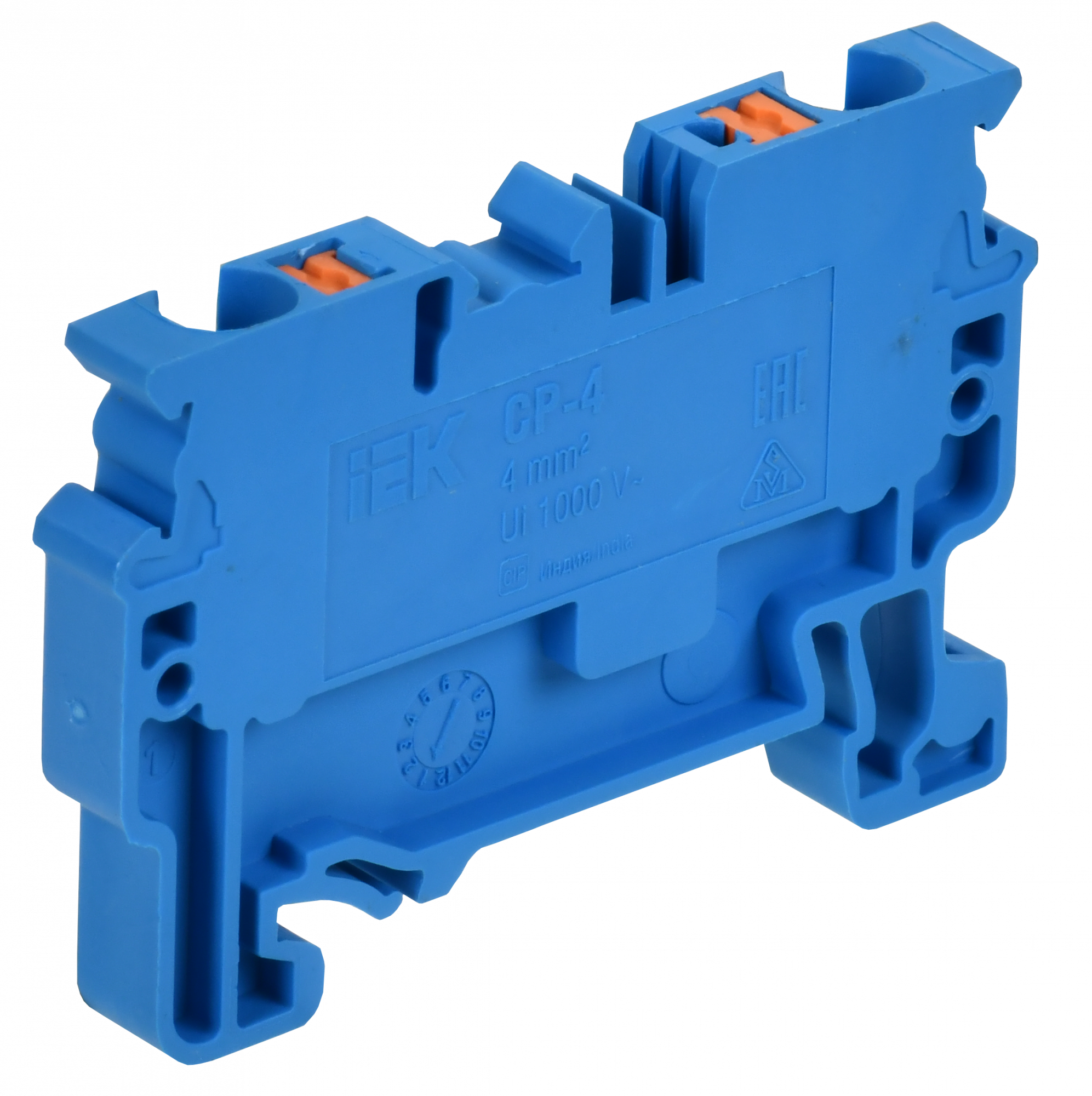ARMAFIX Клемма пружинная Push In CP 4мм2 синяя IEK AF-CT20-00-K07-004