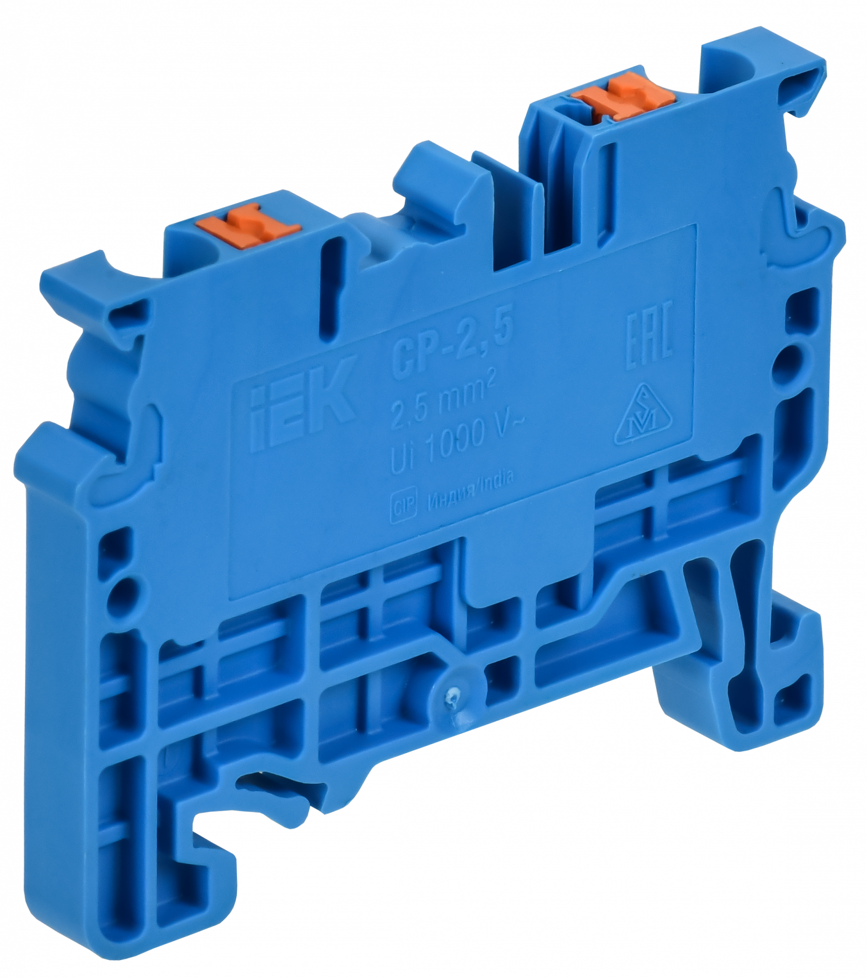 ARMAFIX Клемма пружинная CX2.5 BU 2,5мм2 проходная синяя IEK AF-CT40-00-K07-002