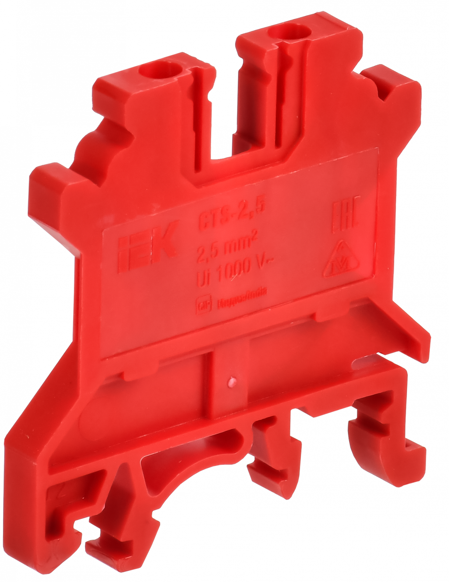 ARMAFIX Клемма винтовая CTS 2,5мм2 красная IEK AF-CT10-00-K04-002