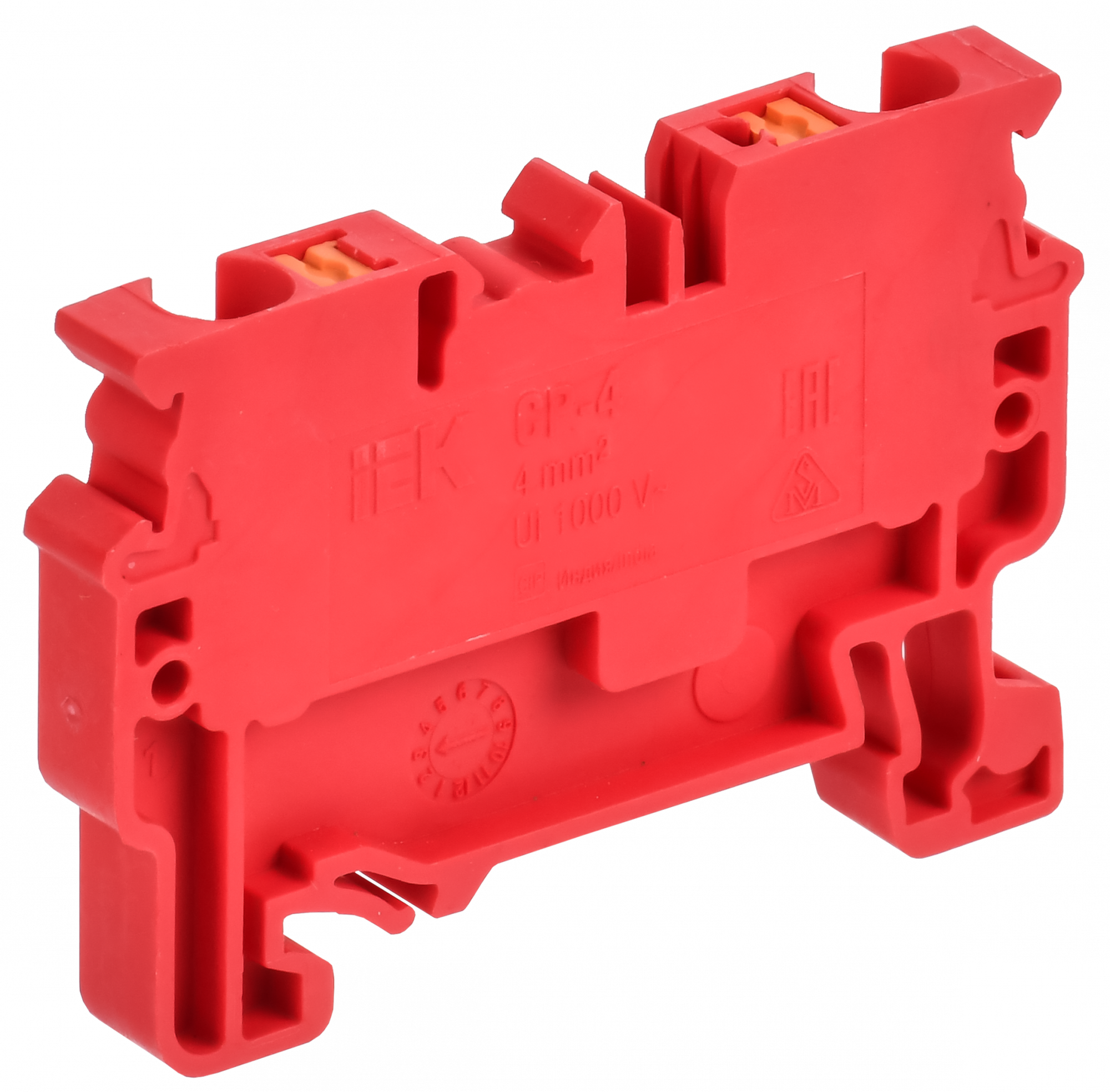 ARMAFIX Клемма пружинная Push In CP 4мм2 красная IEK AF-CT20-00-K04-004