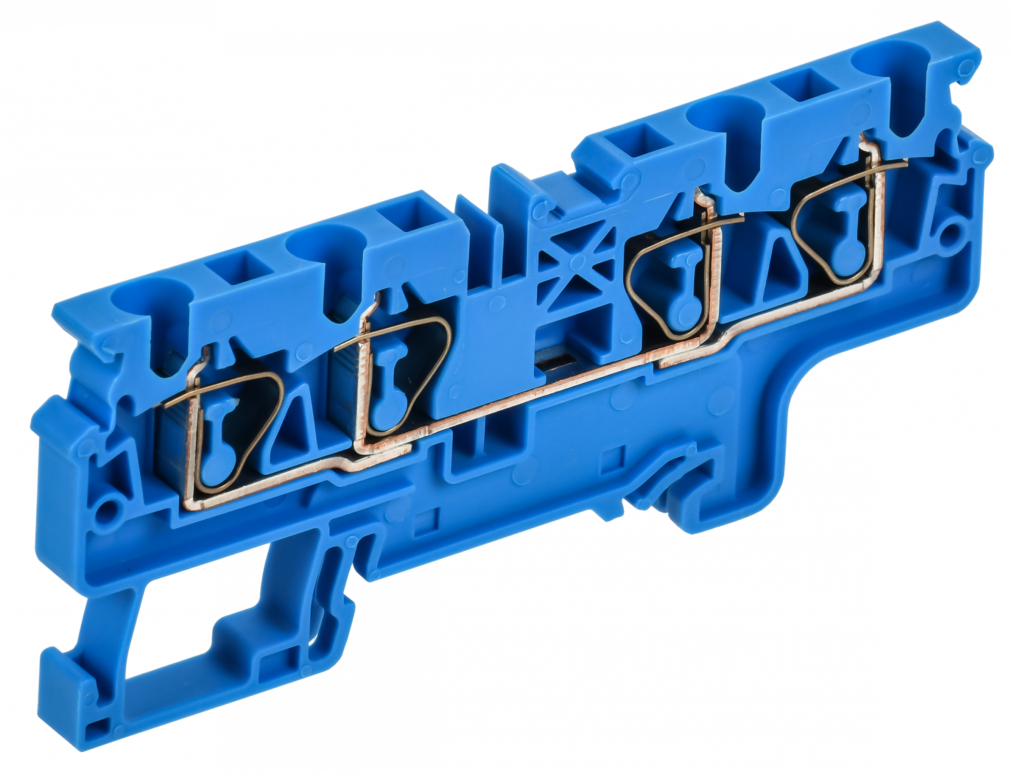ARMAFIX Клемма пружинная CX4-4 BU 4мм2 четырехконтактная синяя IEK AF-CT40-00-4-K07-004