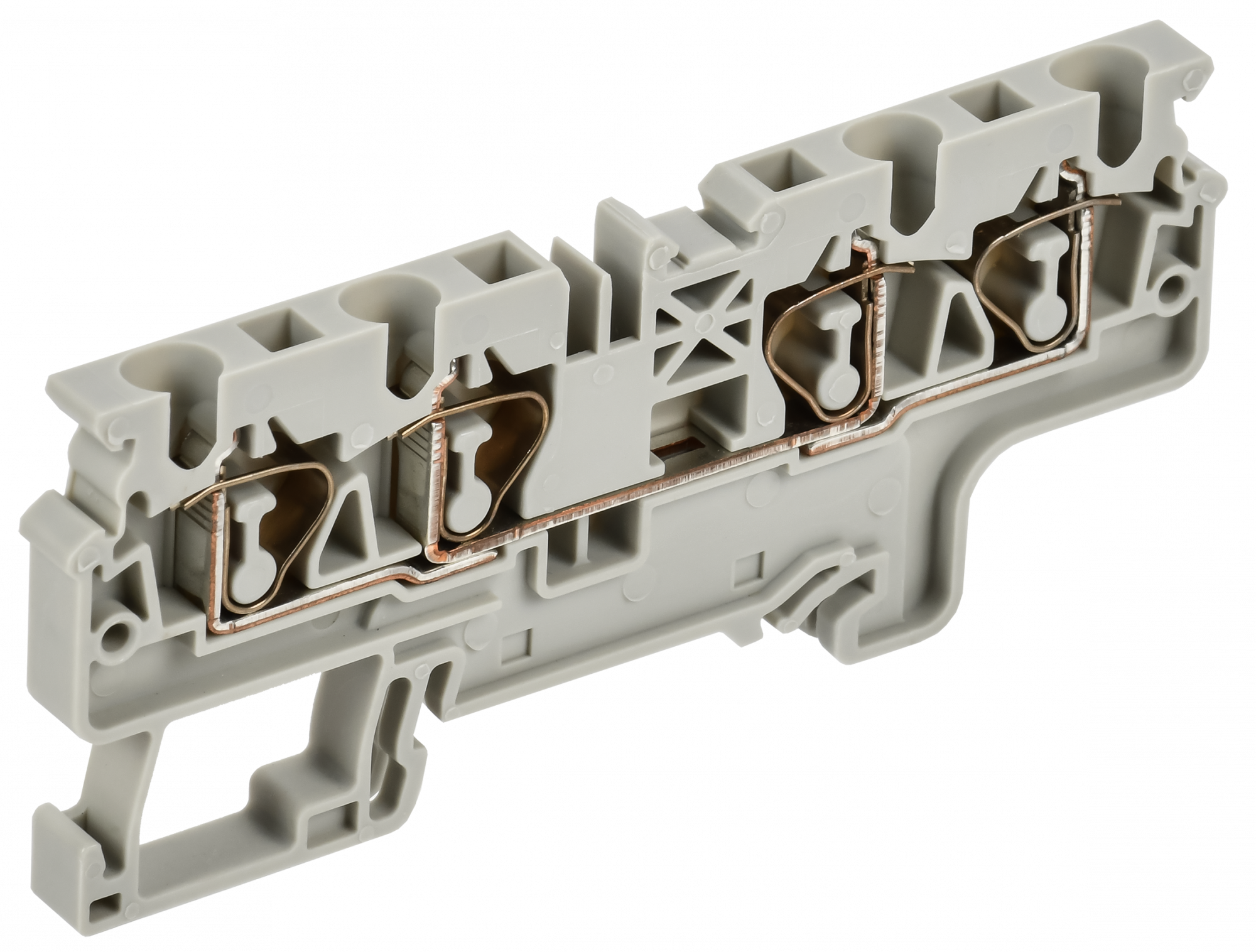ARMAFIX Клемма пружинная CX4-4 4мм2 четырехконтактная серая IEK AF-CT40-00-4-K03-004