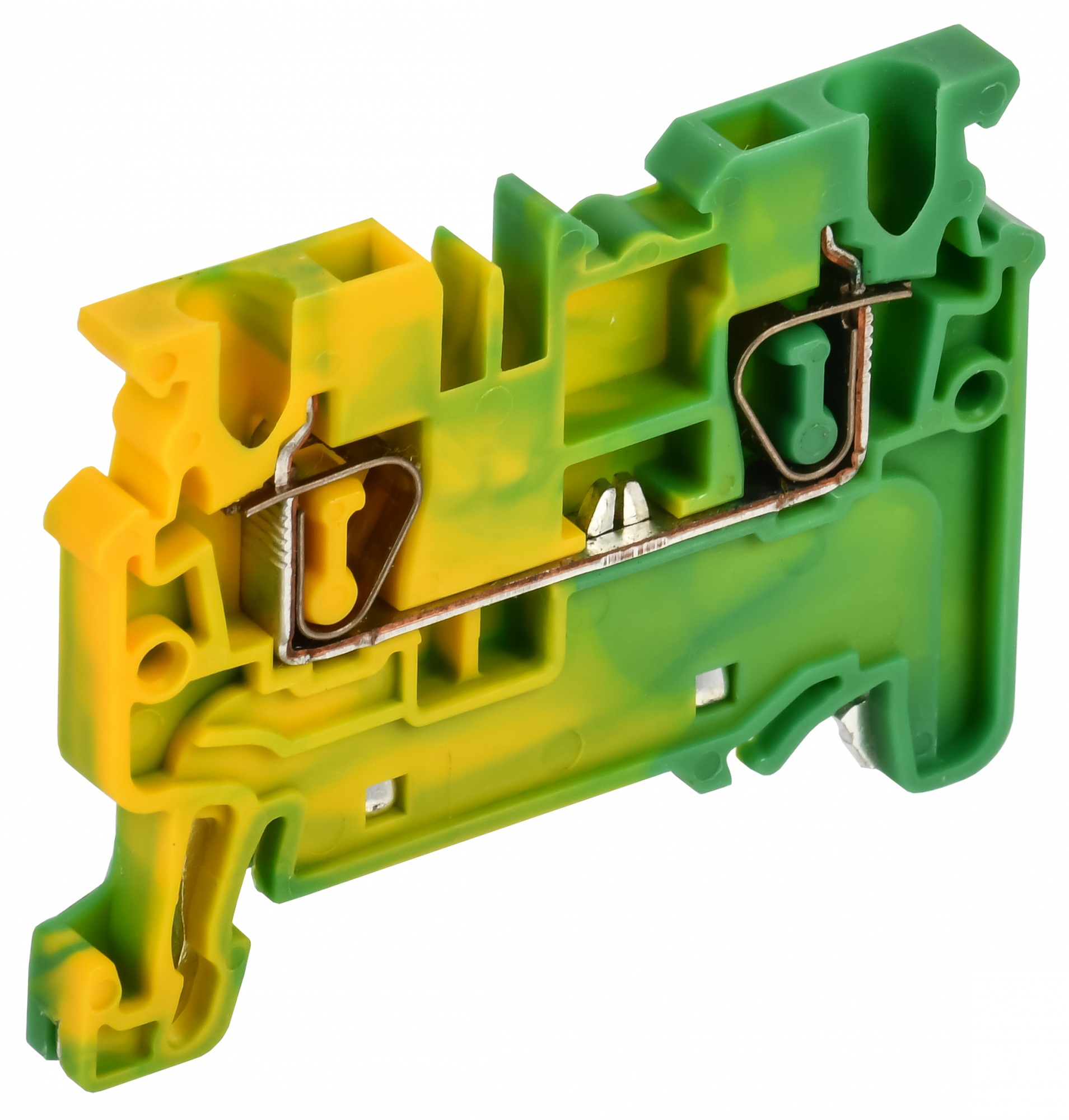 ARMAFIX Клемма пружинная CX2.5 PE 2,5мм2 проходная заземляющая IEK AF-CT41-00-K52-002