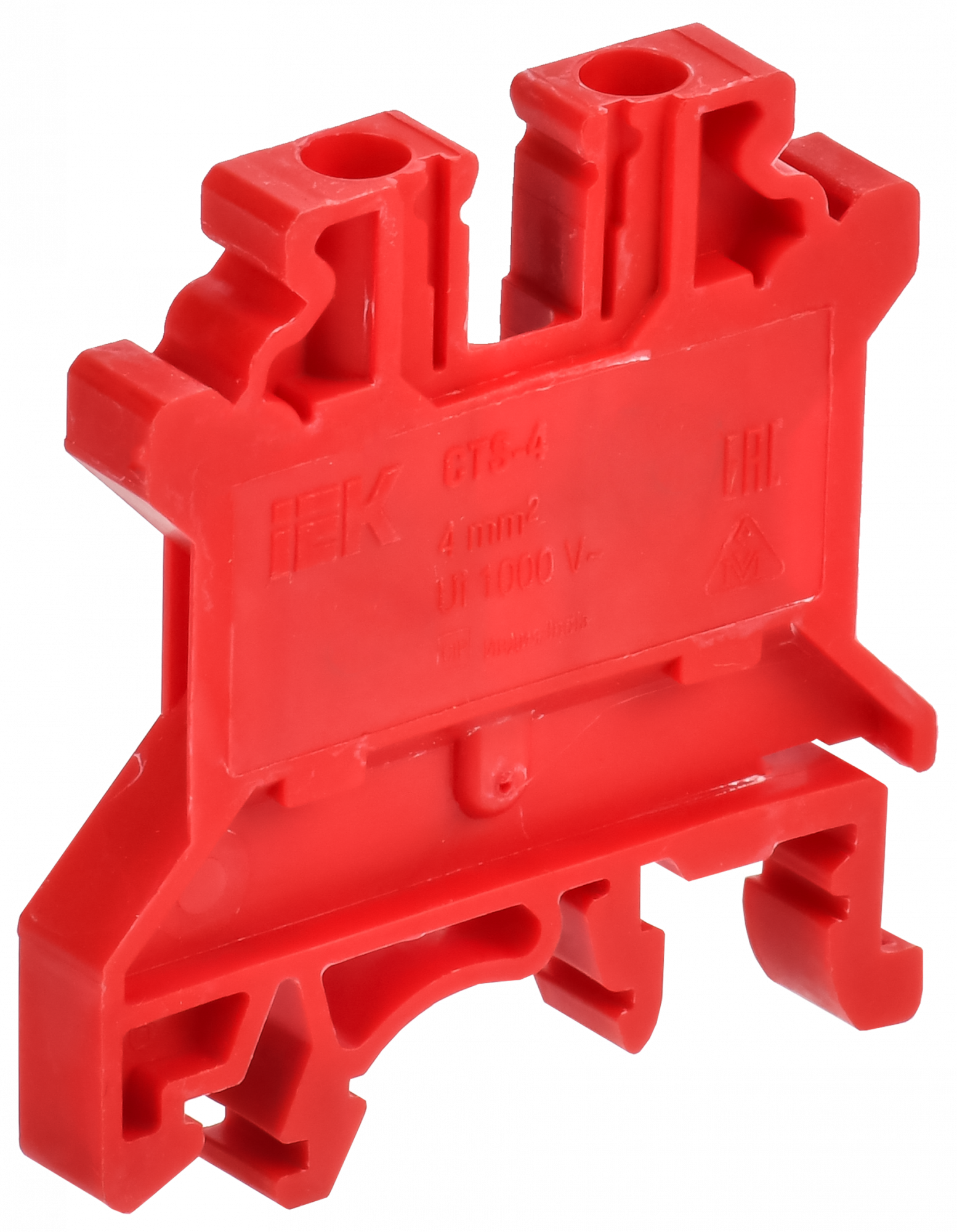 ARMAFIX Клемма винтовая CTS 4мм2 красная IEK AF-CT10-00-K04-004
