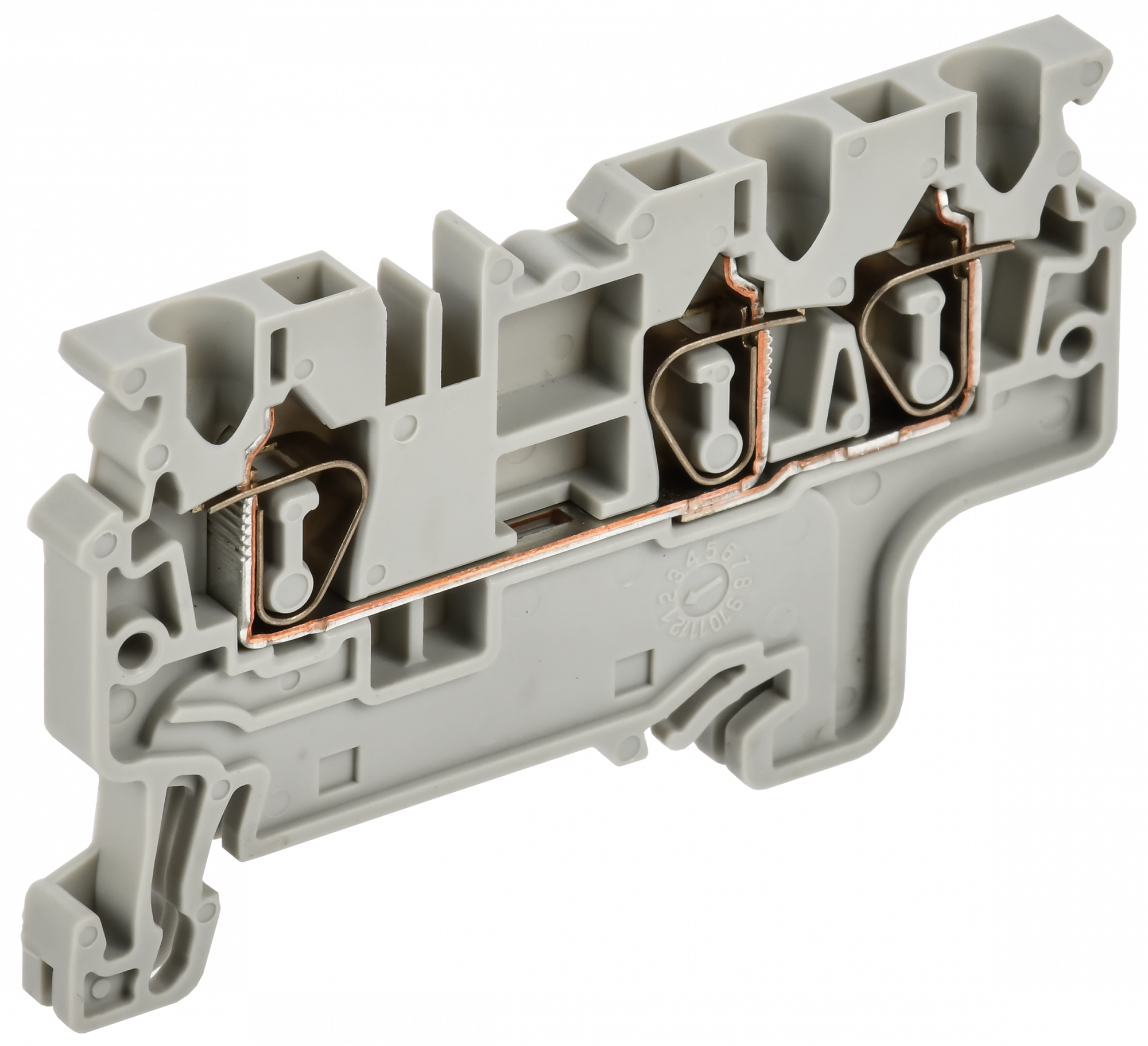 ARMAFIX Клемма пружинная CX2.5-3 2,5мм2 трехконтактная серая IEK AF-CT40-00-3-K03-002