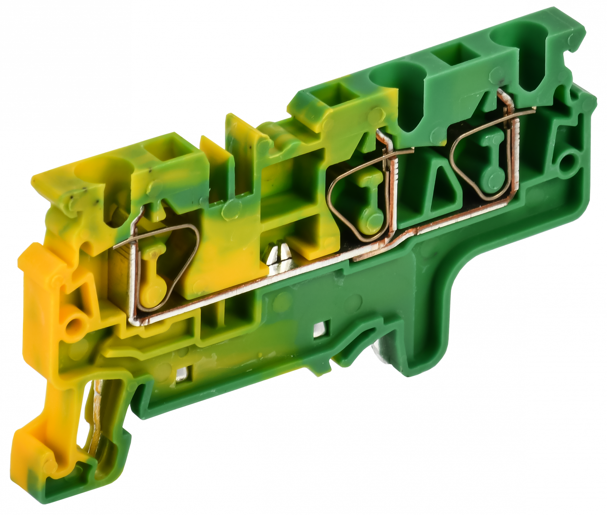ARMAFIX Клемма пружинная CX4-3 PE 4мм2 трехконтактная заземляющая IEK AF-CT41-00-3-K52-004