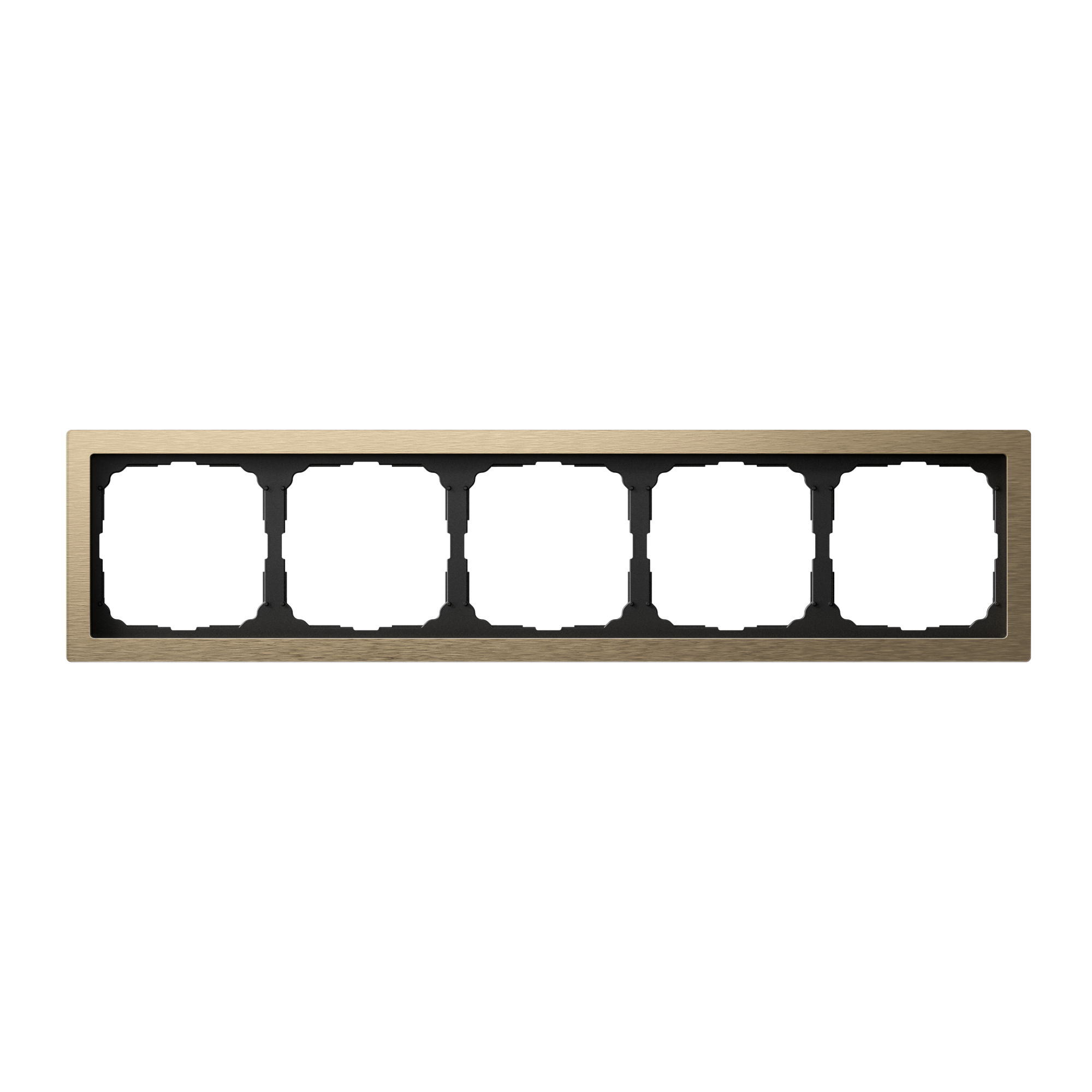 ARTGALLERY PURE 5-постовая РАМКА, МЕТАЛЛ ЛАТУНЬ Systeme Electric GAL312205