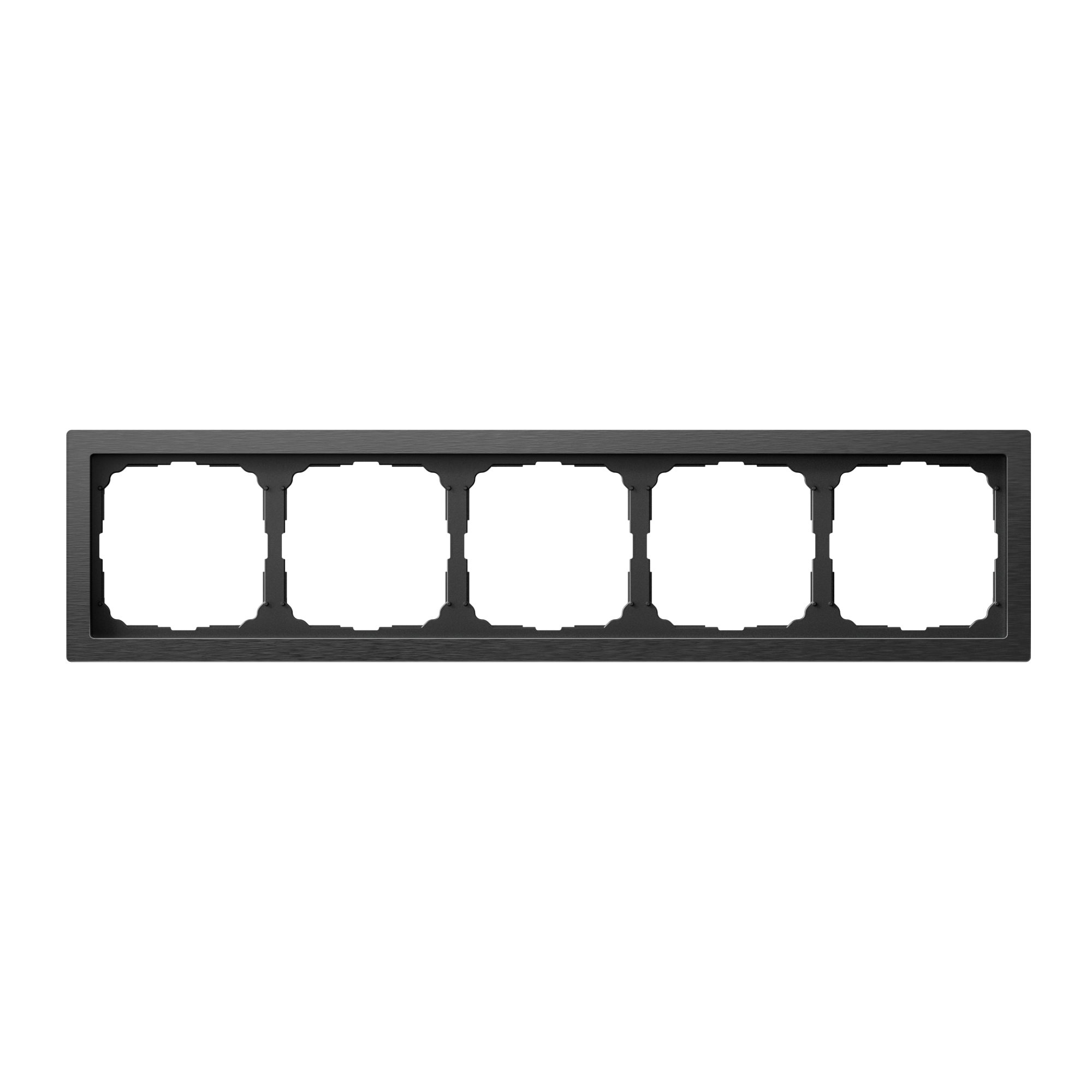 ARTGALLERY PURE 5-постовая РАМКА, МЕТАЛЛ ОНИКС Systeme Electric GAL312305
