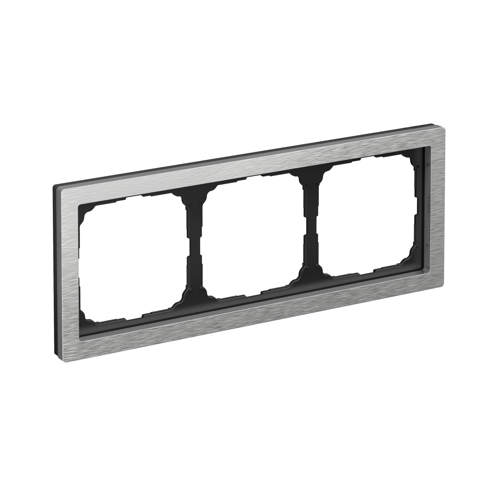ARTGALLERY PURE 3-постовая РАМКА, МЕТАЛЛ АЛЮМИНИЙ Systeme Electric GAL312103