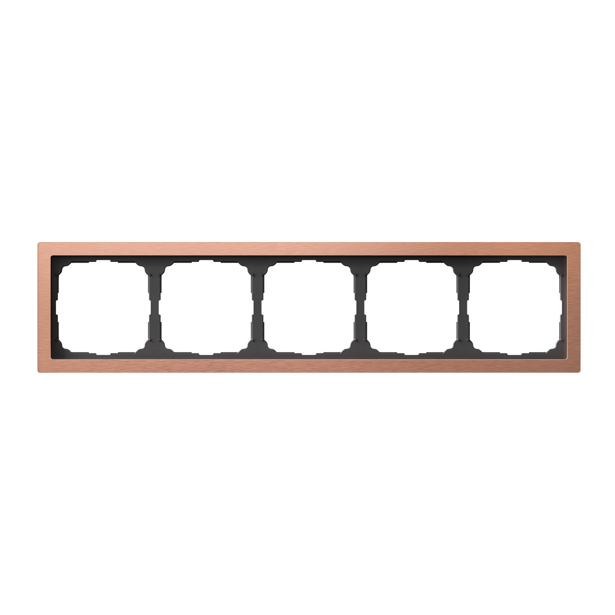 ARTGALLERY PURE 5-постовая РАМКА, МЕТАЛЛ МЕДЬ Systeme Electric GAL312505
