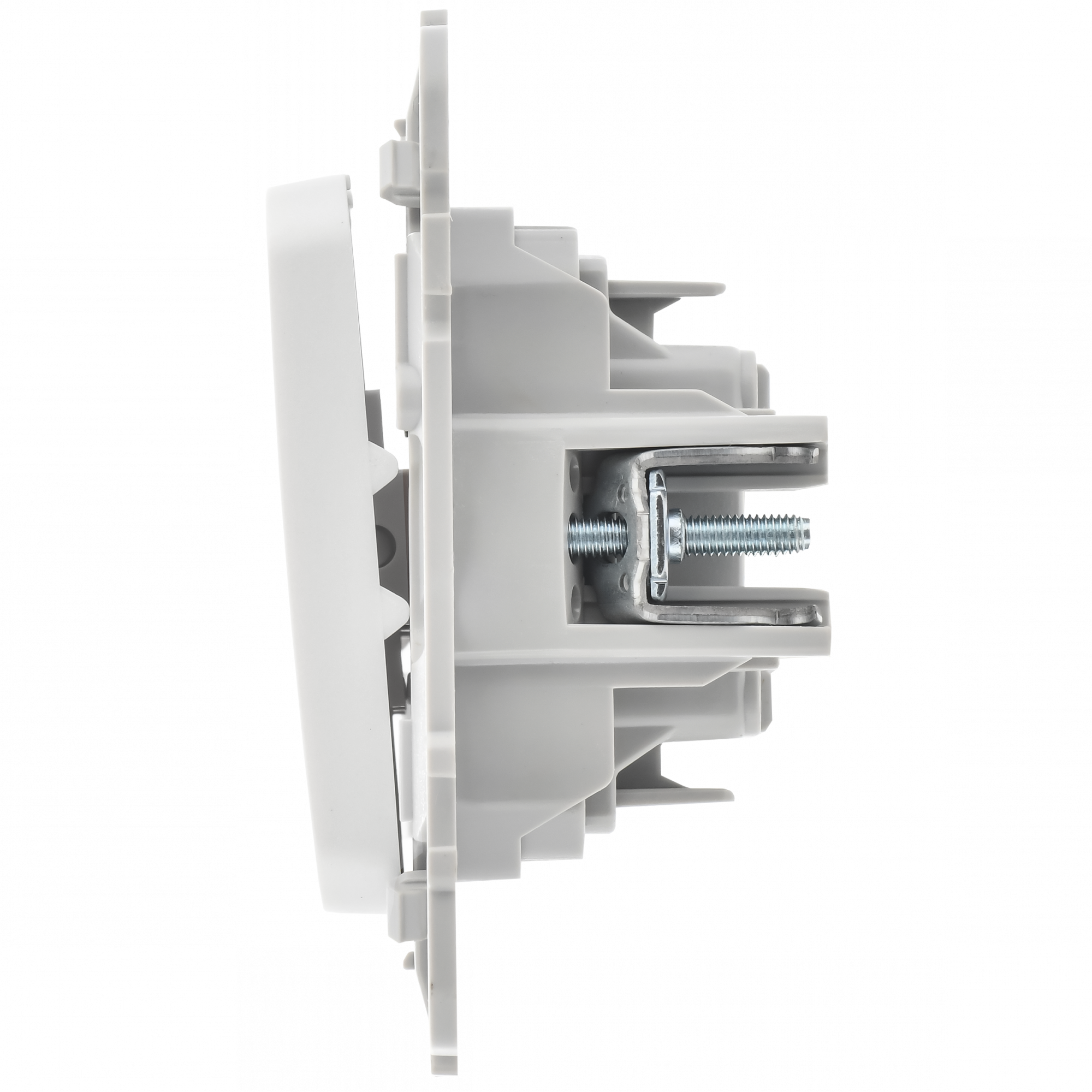 FLITE Выключатель 2-клавишный 10А ВС12-1-0-ФлБ белый IEK FI-V20-0-10-1-K01