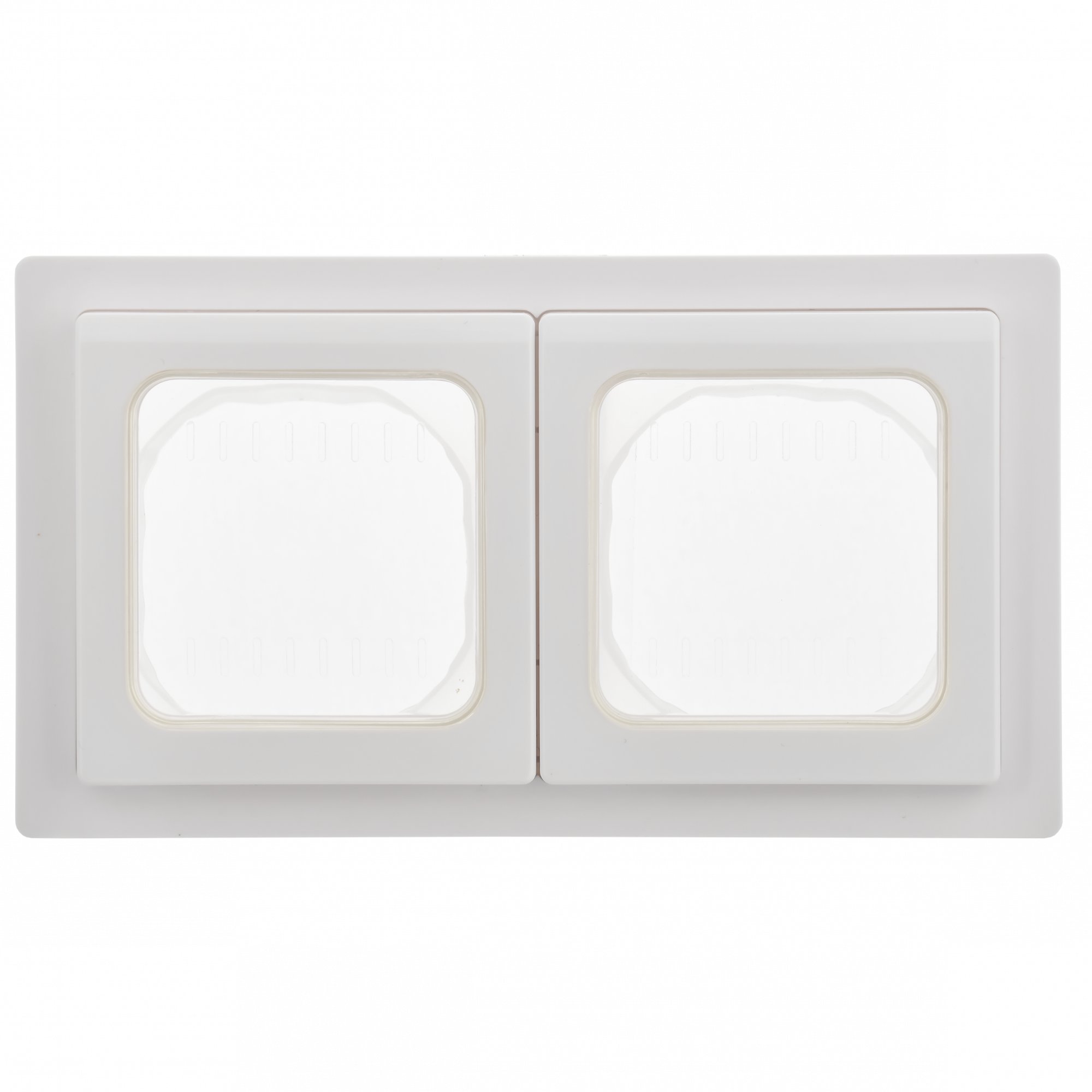 FLITE Рамка 2-местная IP55 Рпро-2-55-ФлБ белый IEK FI-M20-32-55-K01