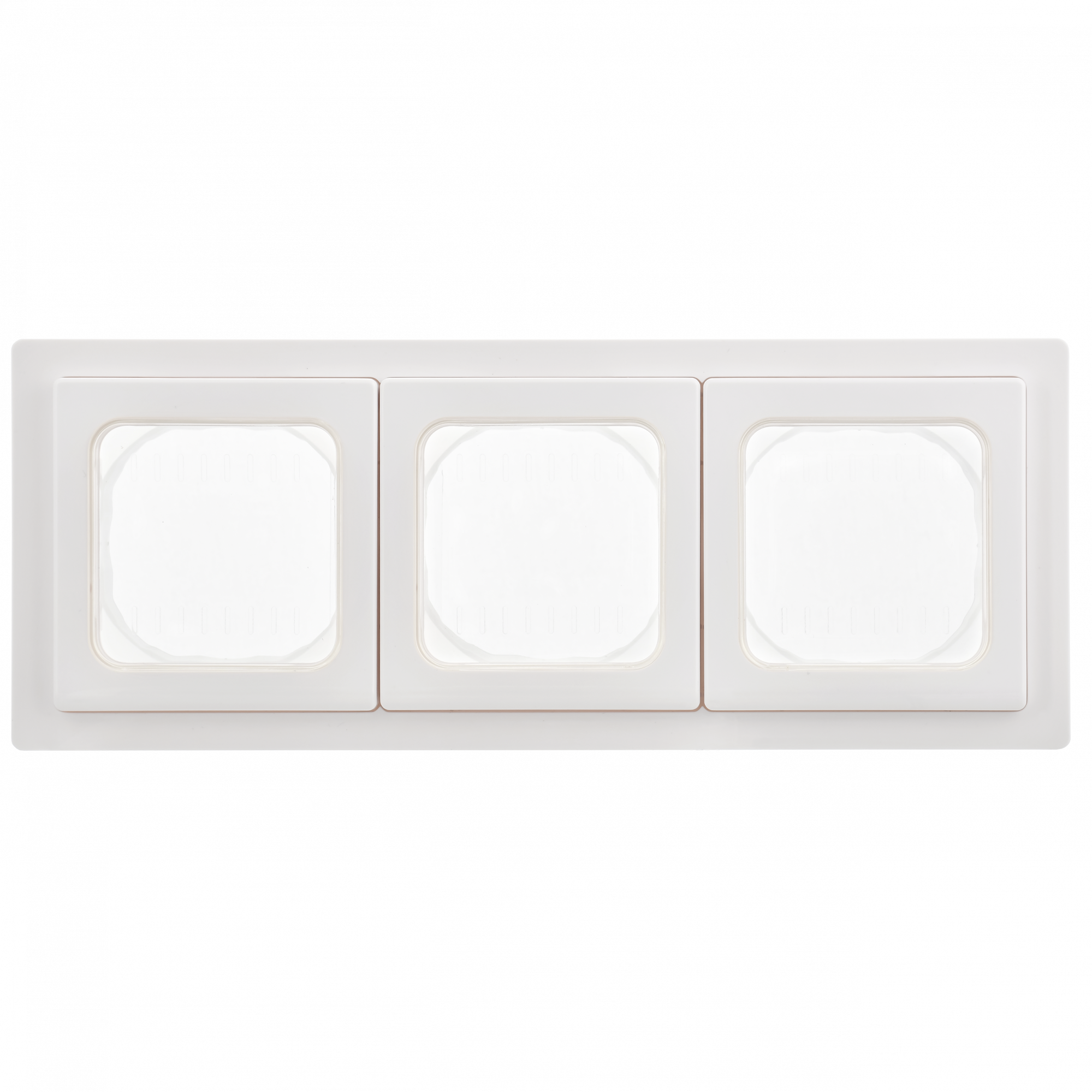 FLITE Рамка 3-местная IP55 Рпро-3-55-ФлБ белый IEK FI-M30-32-55-K01