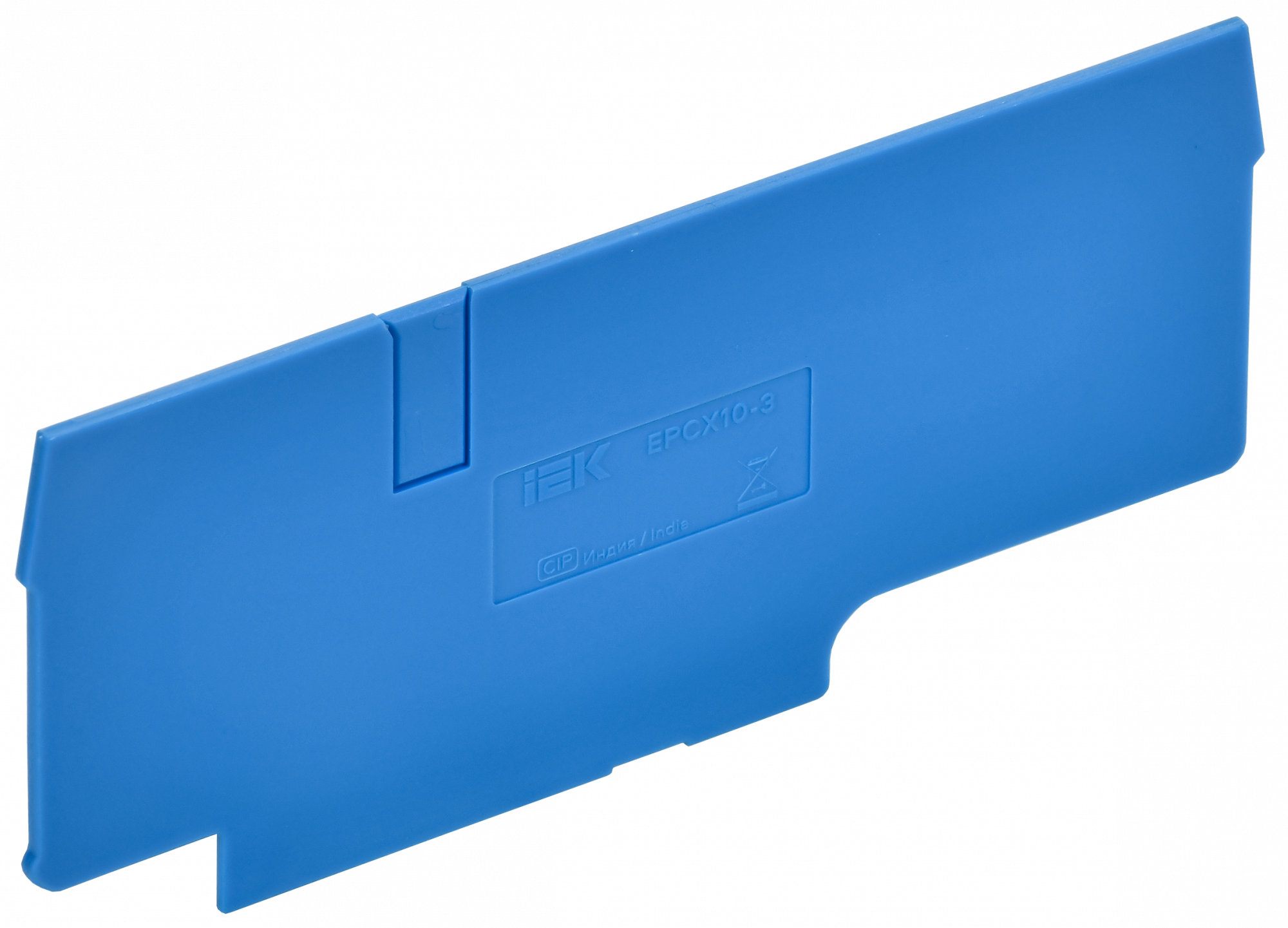 ARMAFIX Заглушка EPCX10-3 BU для колодки клеммной CX10-3 синяя IEK AF-CT40-00-3-K07-010-ZGL