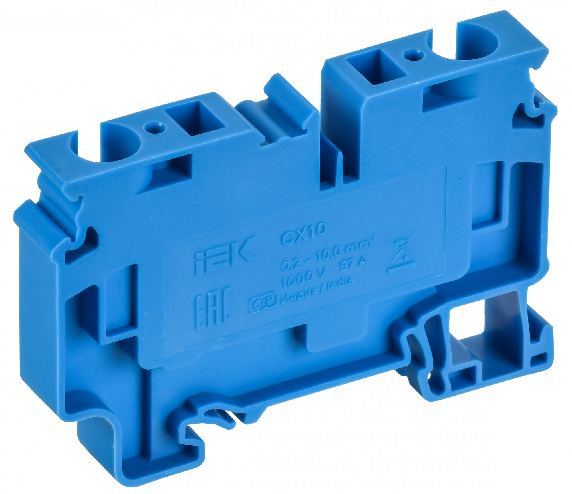 ARMAFIX Клемма пружинная CX10 BU 10мм2 проходная синяя IEK AF-CT40-00-K07-010