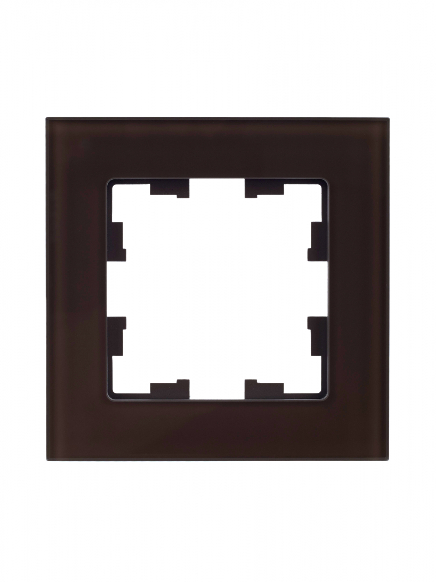 BRITE Рамка 1 пост РУ-1-2-БрТБ стекло бронза IEK BR-M12-G-K45