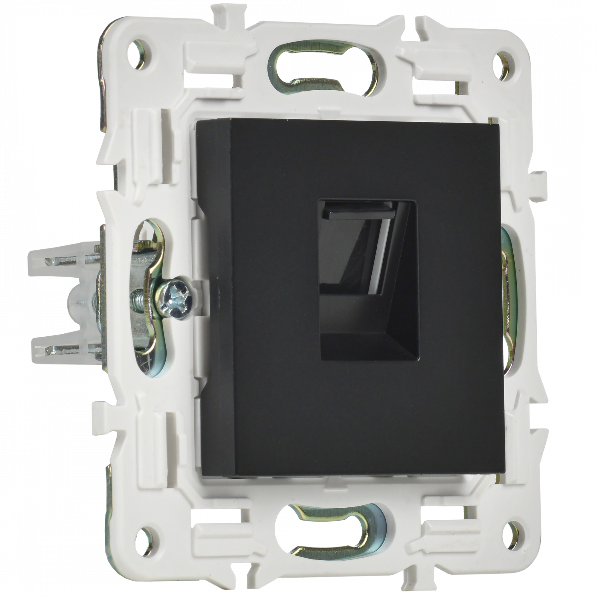 SKANDY Розетка компьютерная RJ45 кат.5E SK-K01Bl черный IEK SK-K10-1-K02