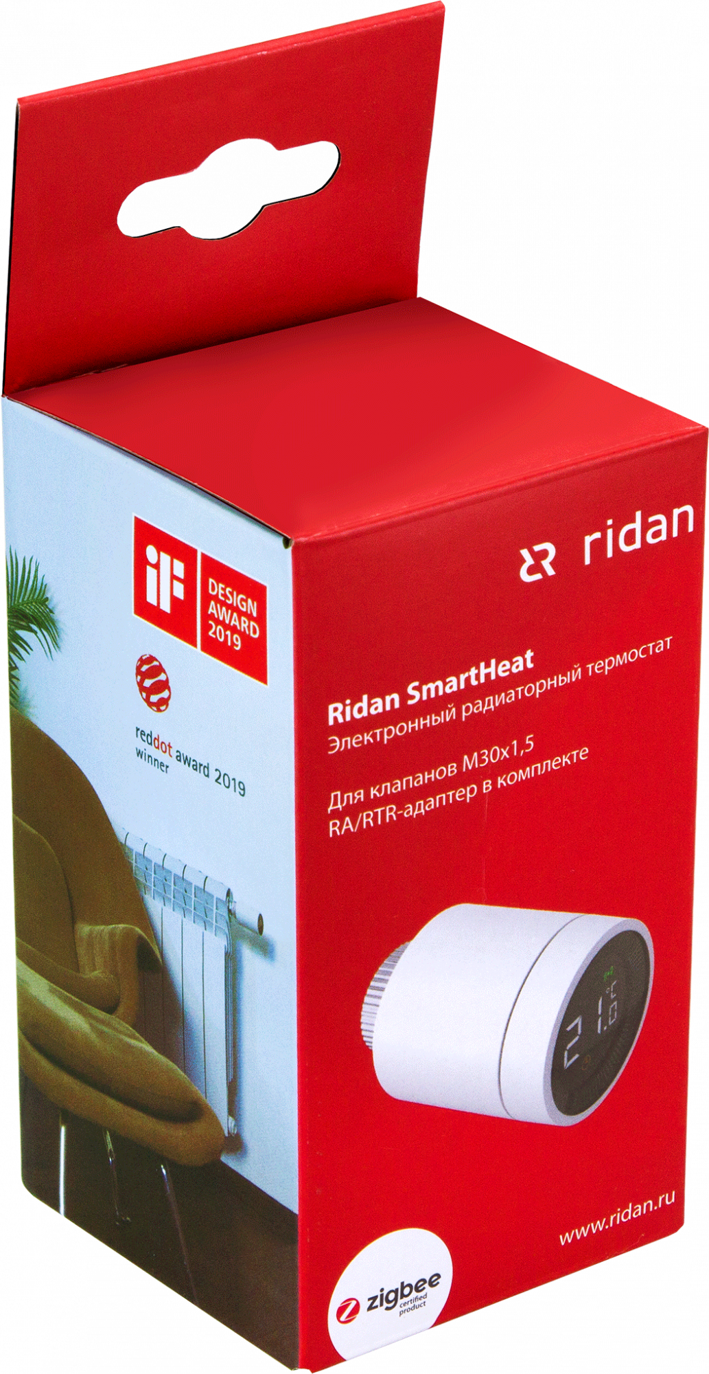 Термостат радиаторный электронный SmartHeat Ridan 014G2463R
