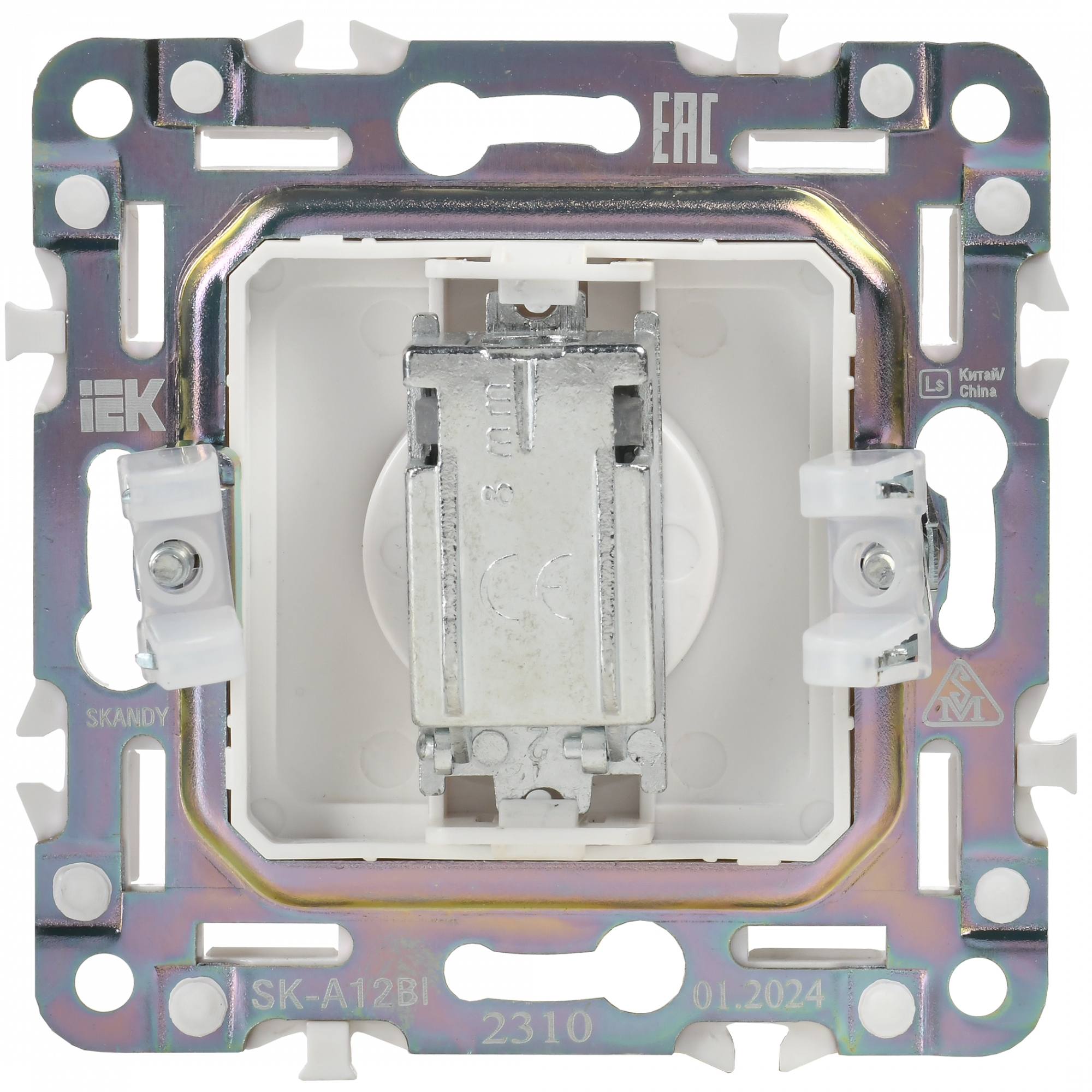 SKANDY Розетка TV оконечная SK-A12Bl черный IEK SK-A10-O-K02