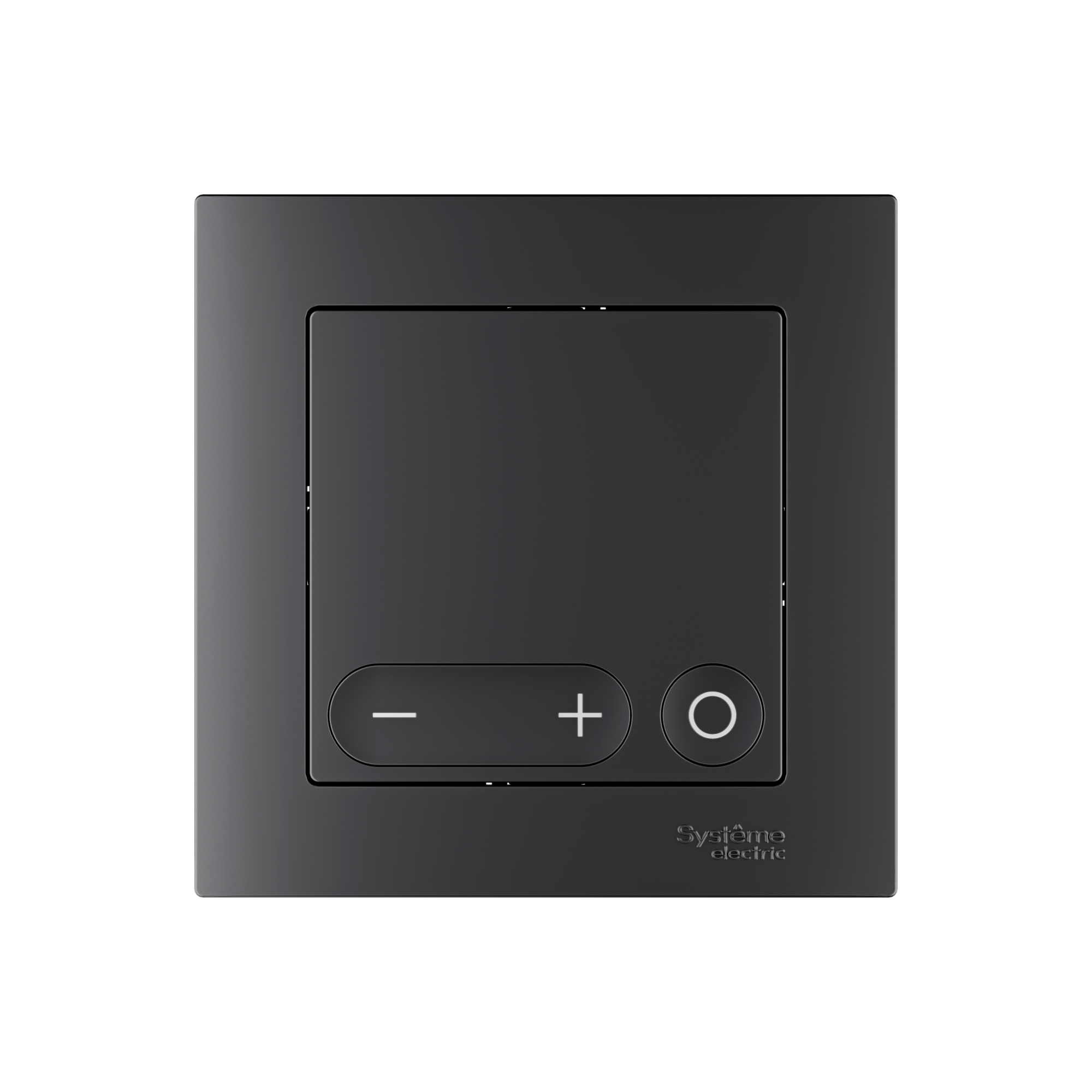 ATLASDESIGN SMART Термостат программируемый для   электрического теплого пола, Zigbee, 16 А, мех.,  ЧЕРНЫЙ Systeme Electric ATN001038Z