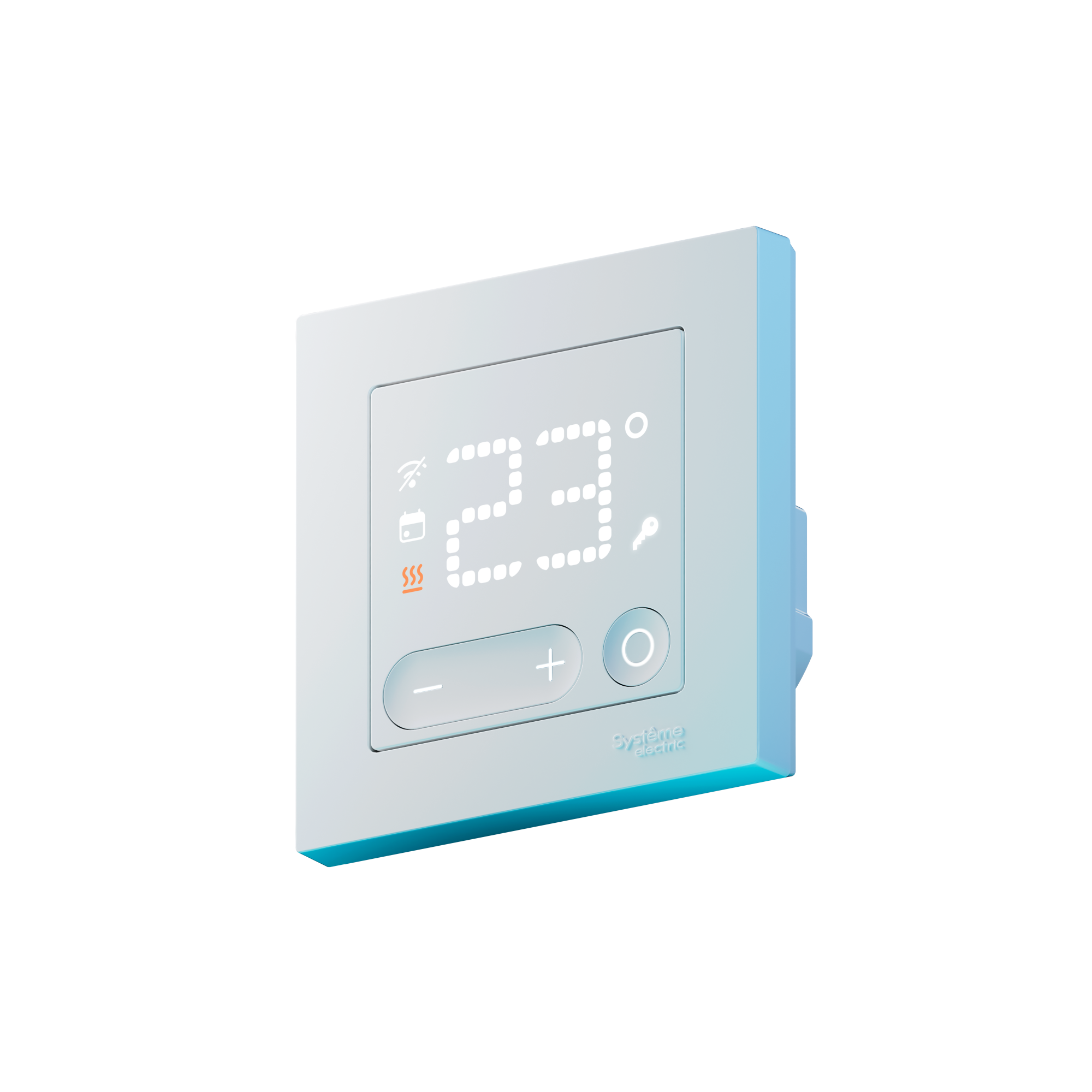 ATLASDESIGN SMART Термостат программируемый для   электрического теплого пола, Zigbee, 16 А, мех.,  БЕЛЫЙ Systeme Electric ATN000138Z