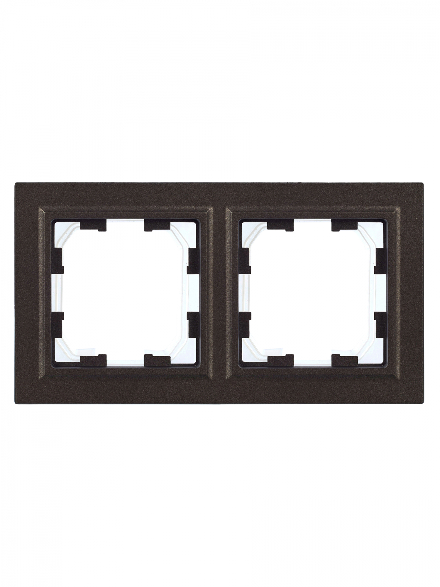 BRITE Рамка 2 поста IP44 РУ-2-БрТБ-44 темная бронза IEK BR-M22-44-K45