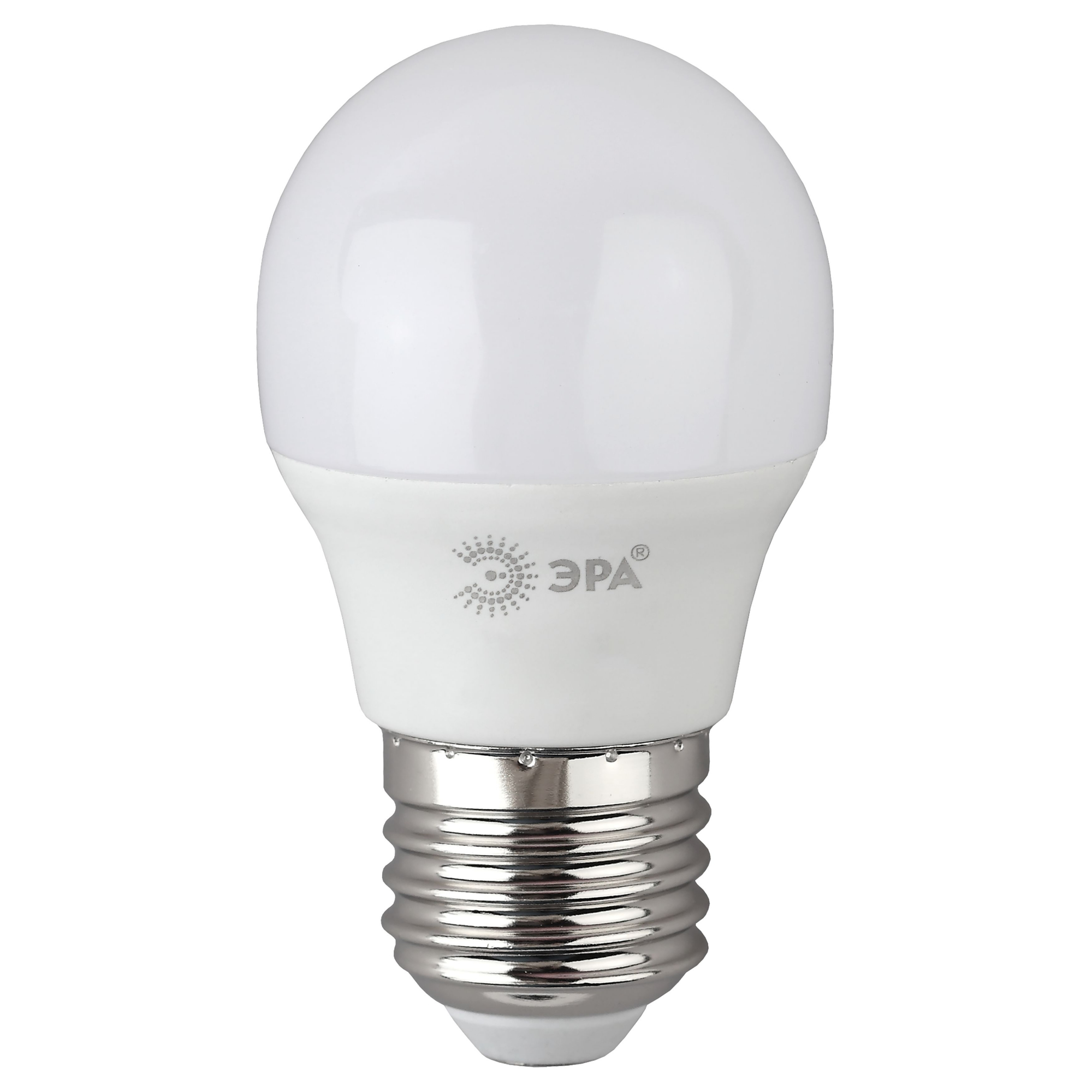 Лампа светодиодная LED 6 Вт 480Лм 2700К шар теплый E14 220-240В LED P45-6W-827-E14 Red Line ЭРА Б0051058