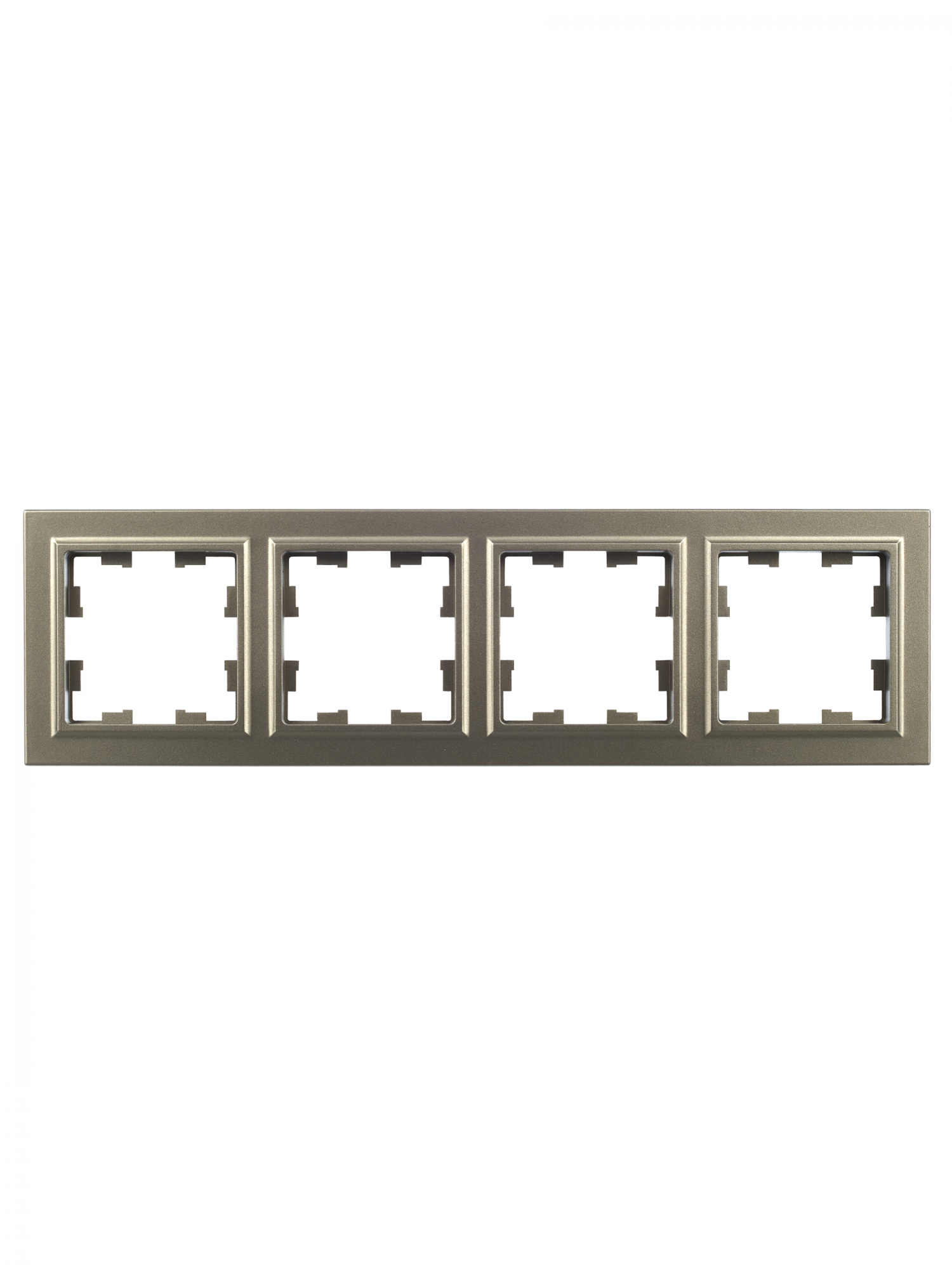 BRITE Рамка 4 поста РУ-4-БрШ шампань IEK BR-M42-K37