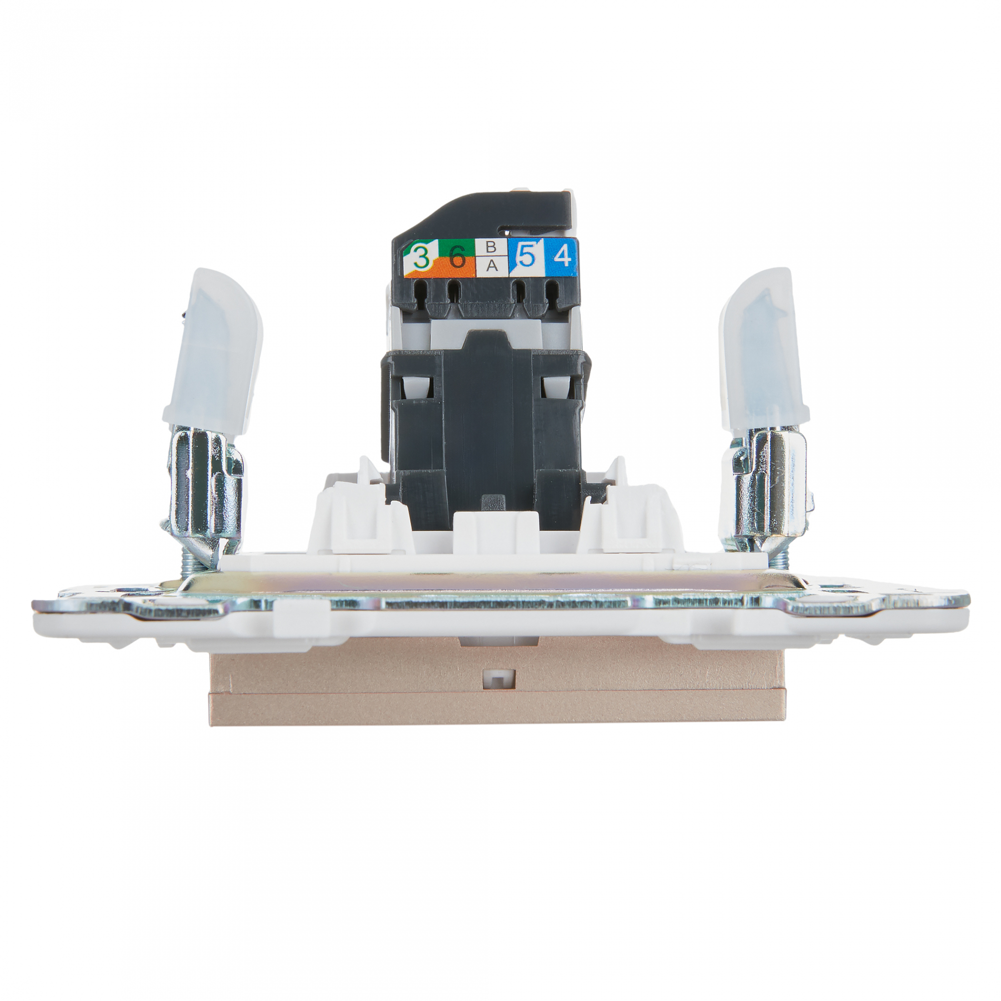 SKANDY Розетка компьютерная RJ45 кат.5E SK-K01Sa песочный IEK SK-K10-1-K98